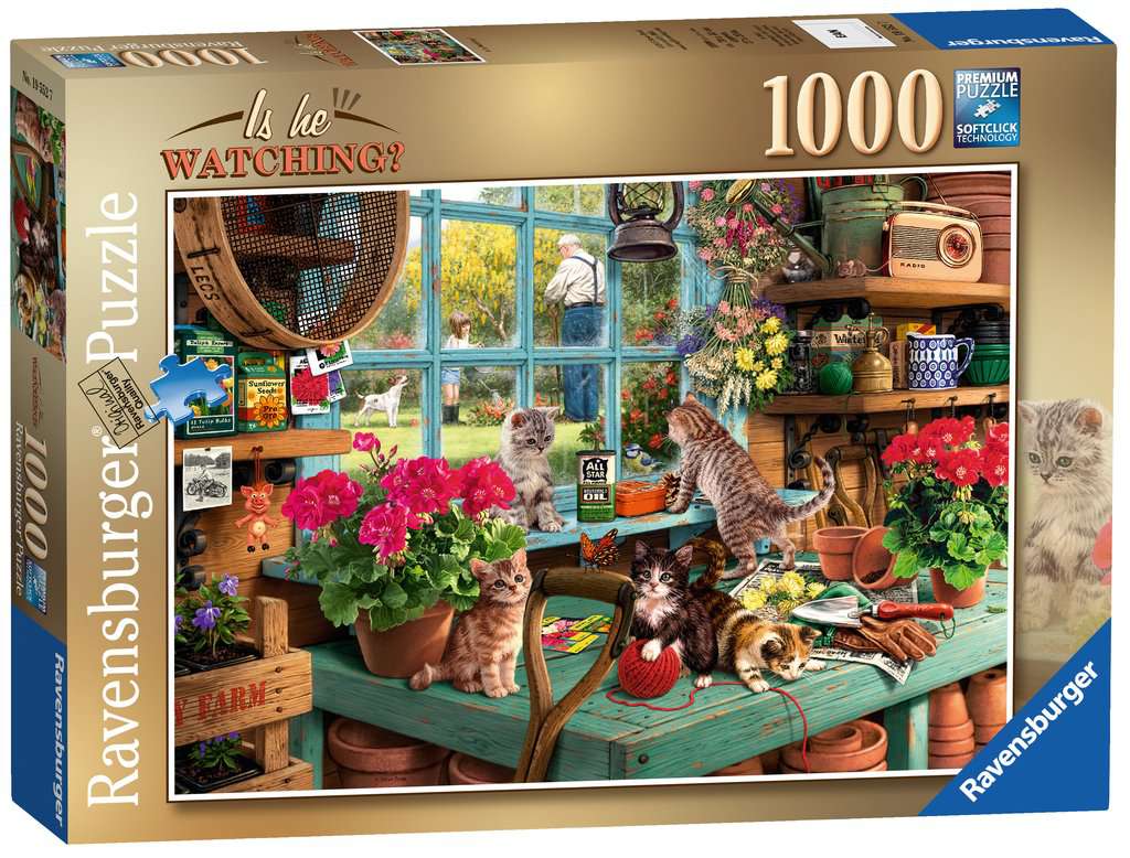 Is he watching? – 1000 Piece Jigsaw Puzzle (Ravensburger)