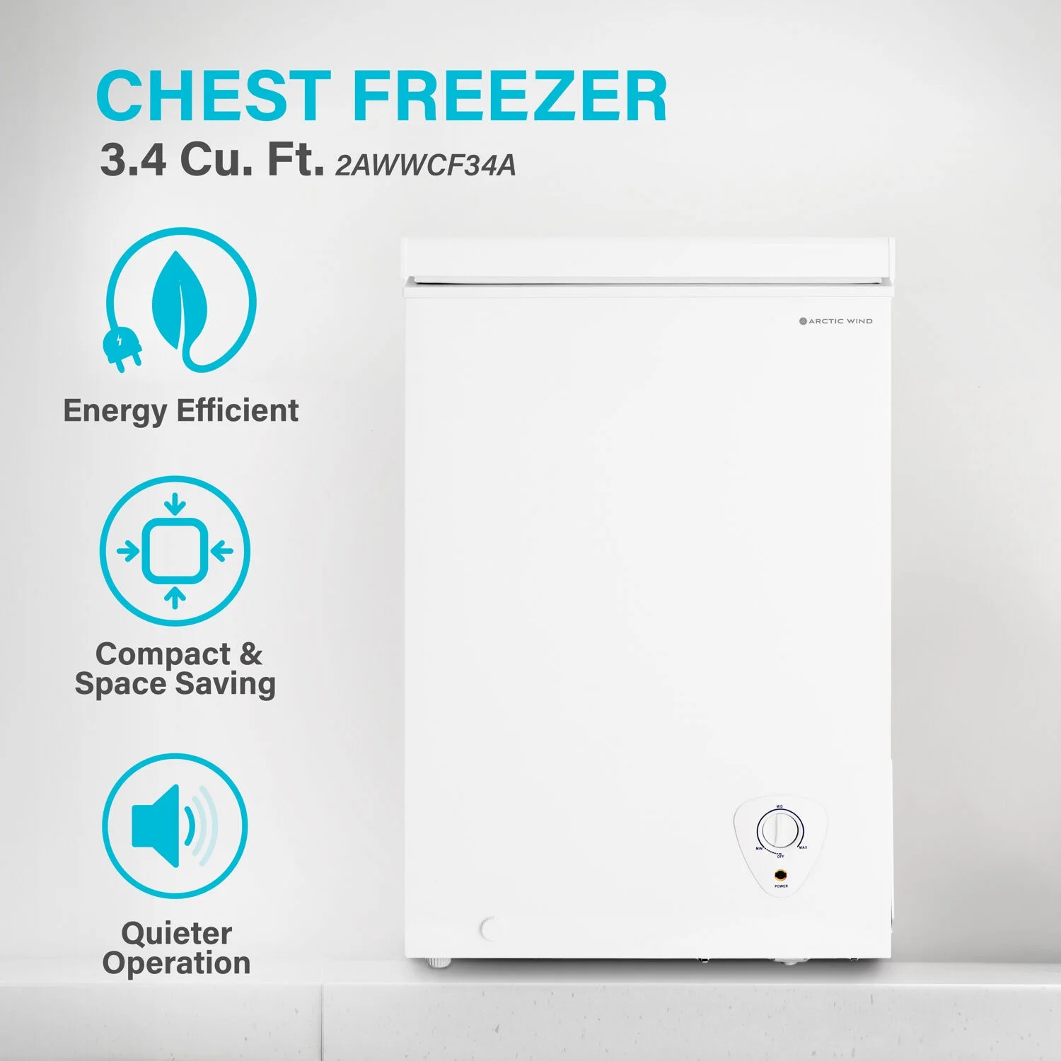 Arctic Wind 3.4-cu. ft. Chest Freezer