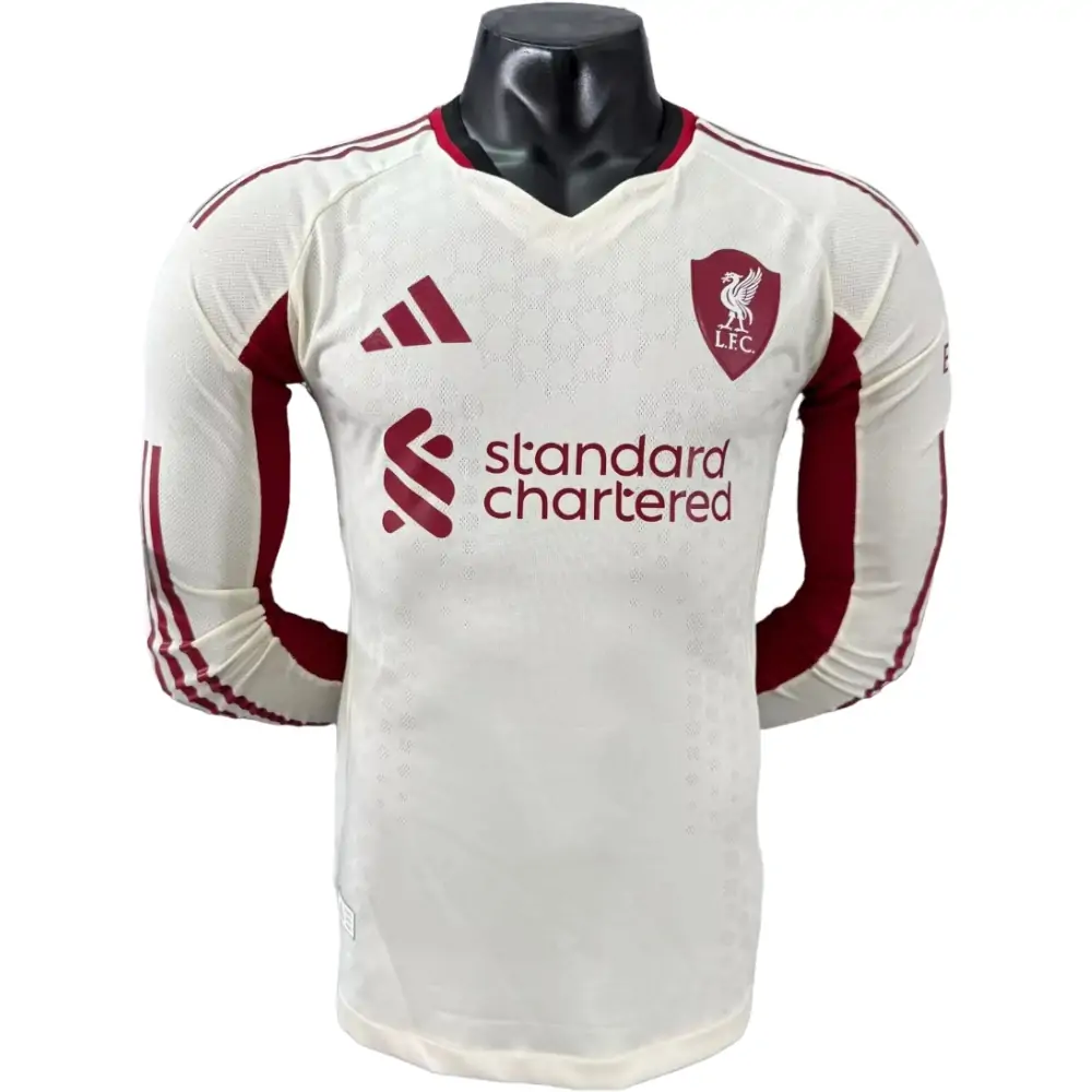 2025-26 Liverpool Away Long Sleeve Shirt - Player Edition
