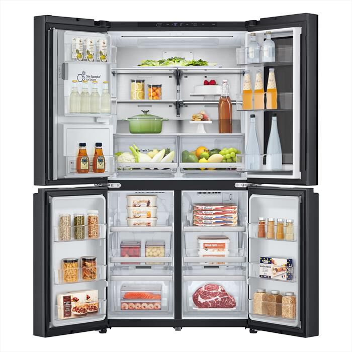 LG - Frigorifero 4 porte GMG960EVJE Classe E 638L-Black
