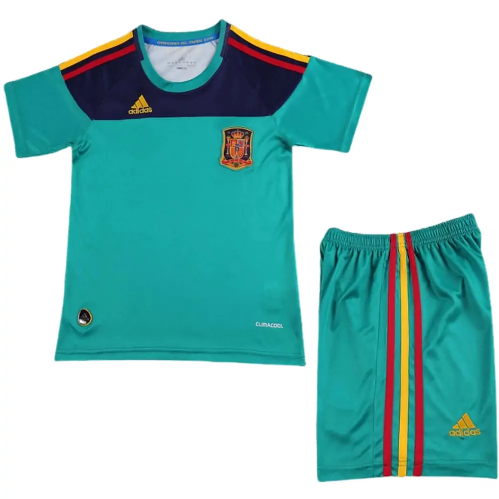 2010 Spanish Goalkeeper Retro Children's Jersey - Fans Edition