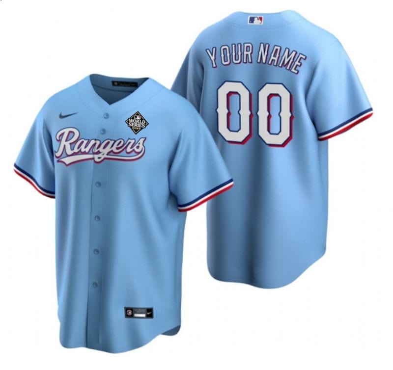 Texas Rangers World Series Jerseys