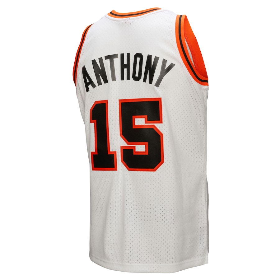 Men's Denver Nuggets Carmelo Anthony Mitchell & Ness White 2006/07 Swingman Jersey