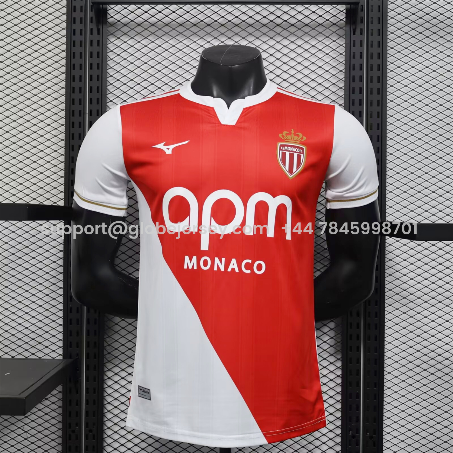 AS Monaco 25-26 Home Jersey - Player Version