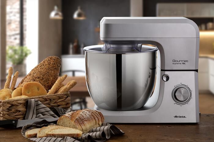 ARIETE - 1576 GOURMET SUPREME IMPASTATRICE 10L-Acciaio inox