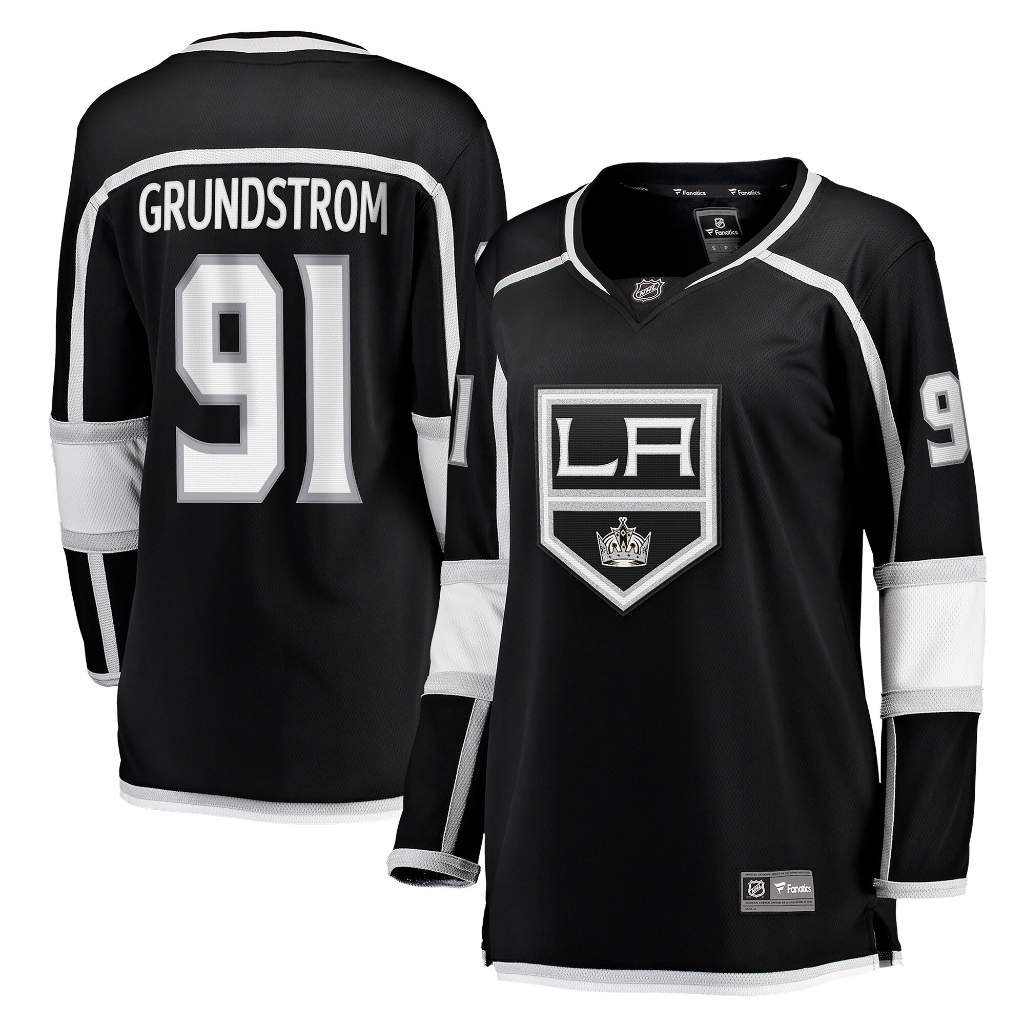 Carl Grundstrom Los Angeles Kings Fanatics Women’s Home Breakaway   Jersey – Black