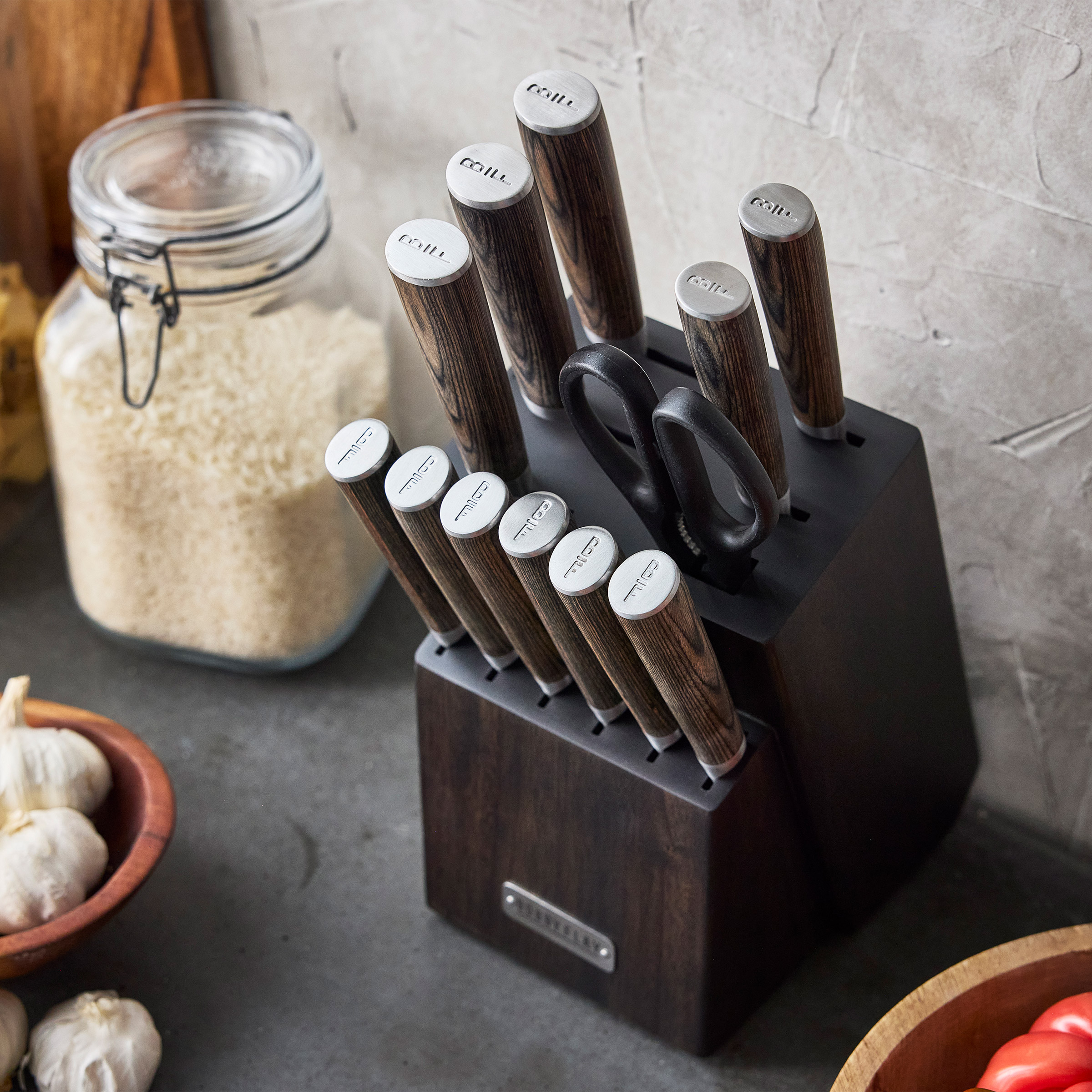 Bobby Flay by GreenPan Stainless Steel 13-piece Knife Block Set