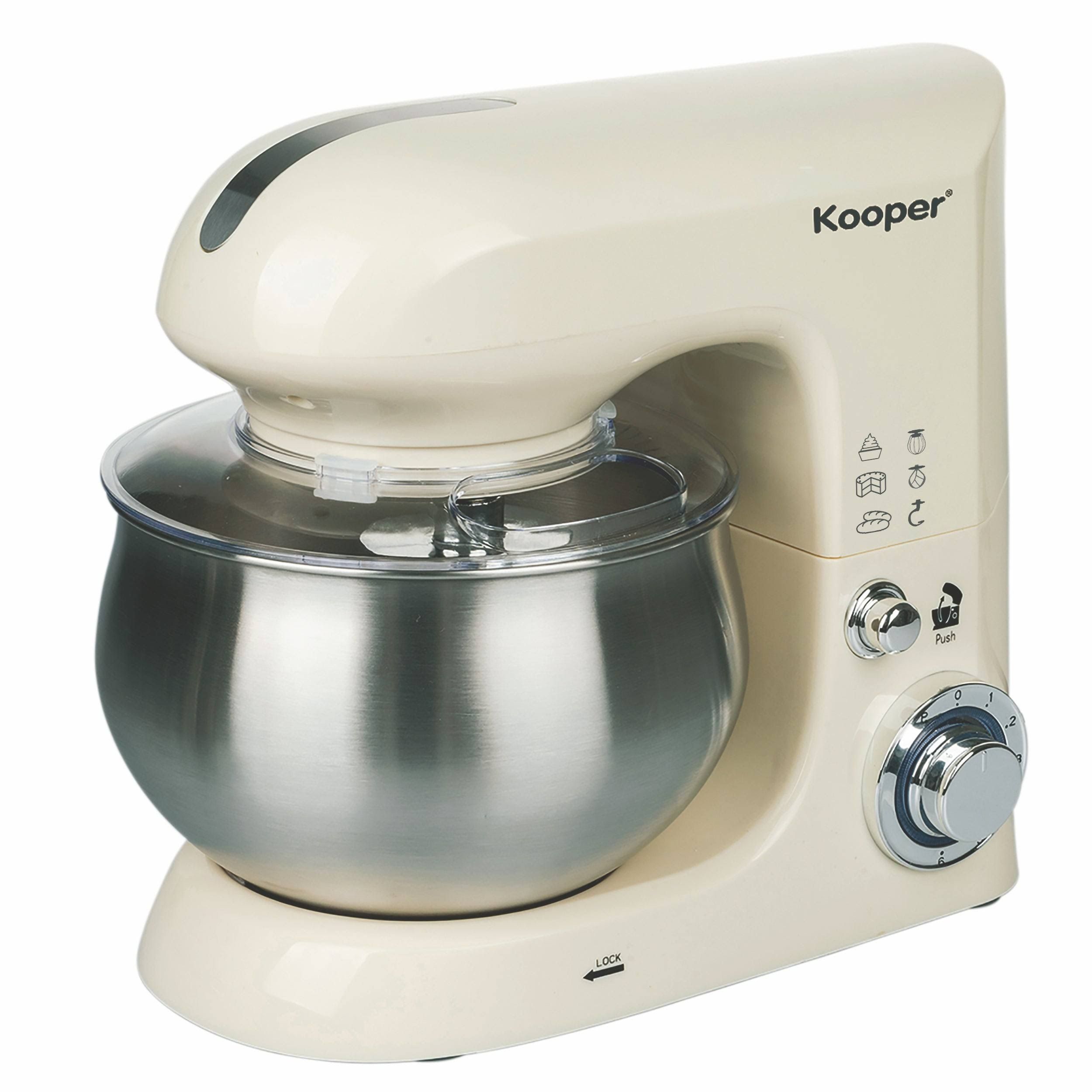 Kooper Impastatrice Planetaria Avorio 5L 1300W