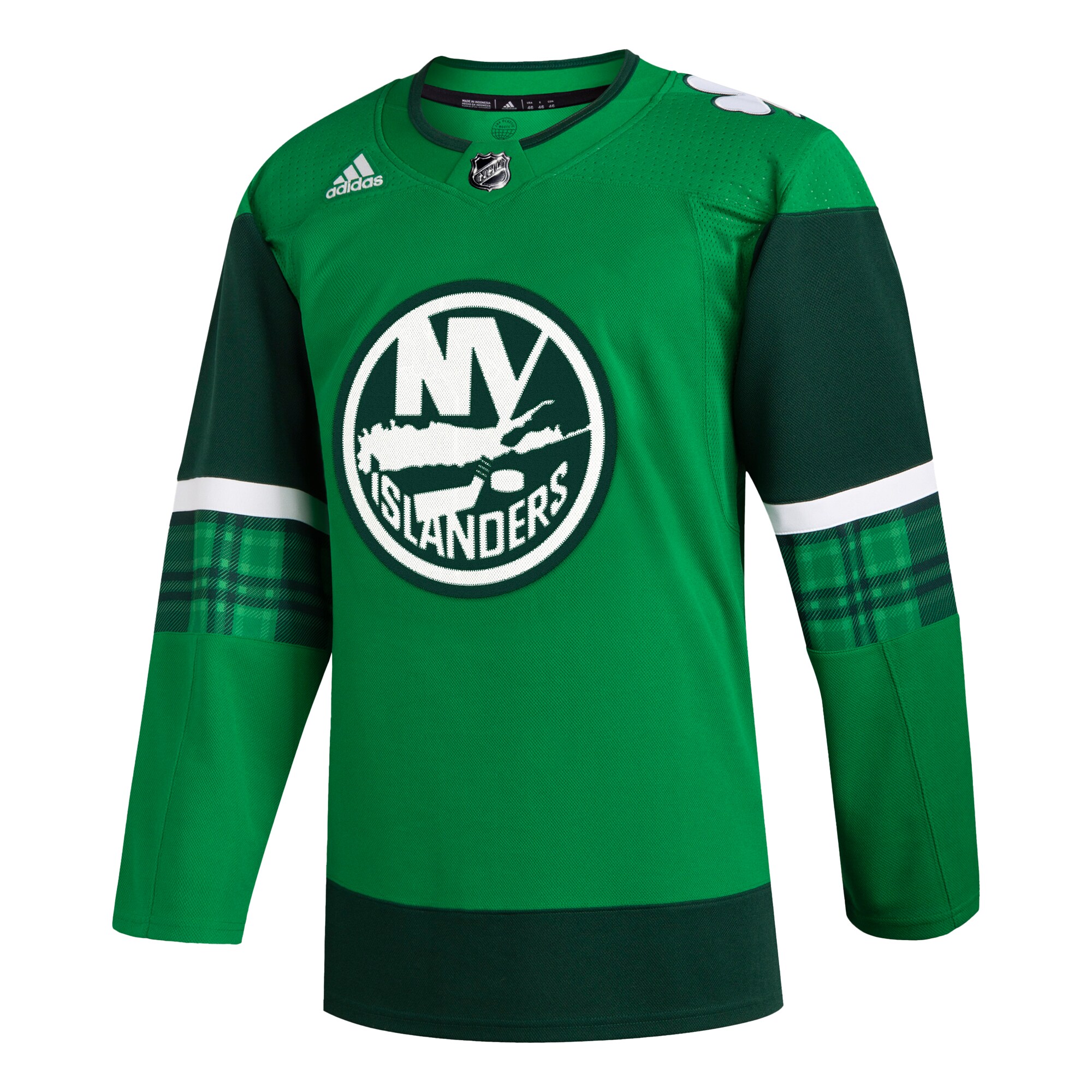 New York Islanders  2023 St. Patrick’s Day Primegreen  Jersey – Kelly Green