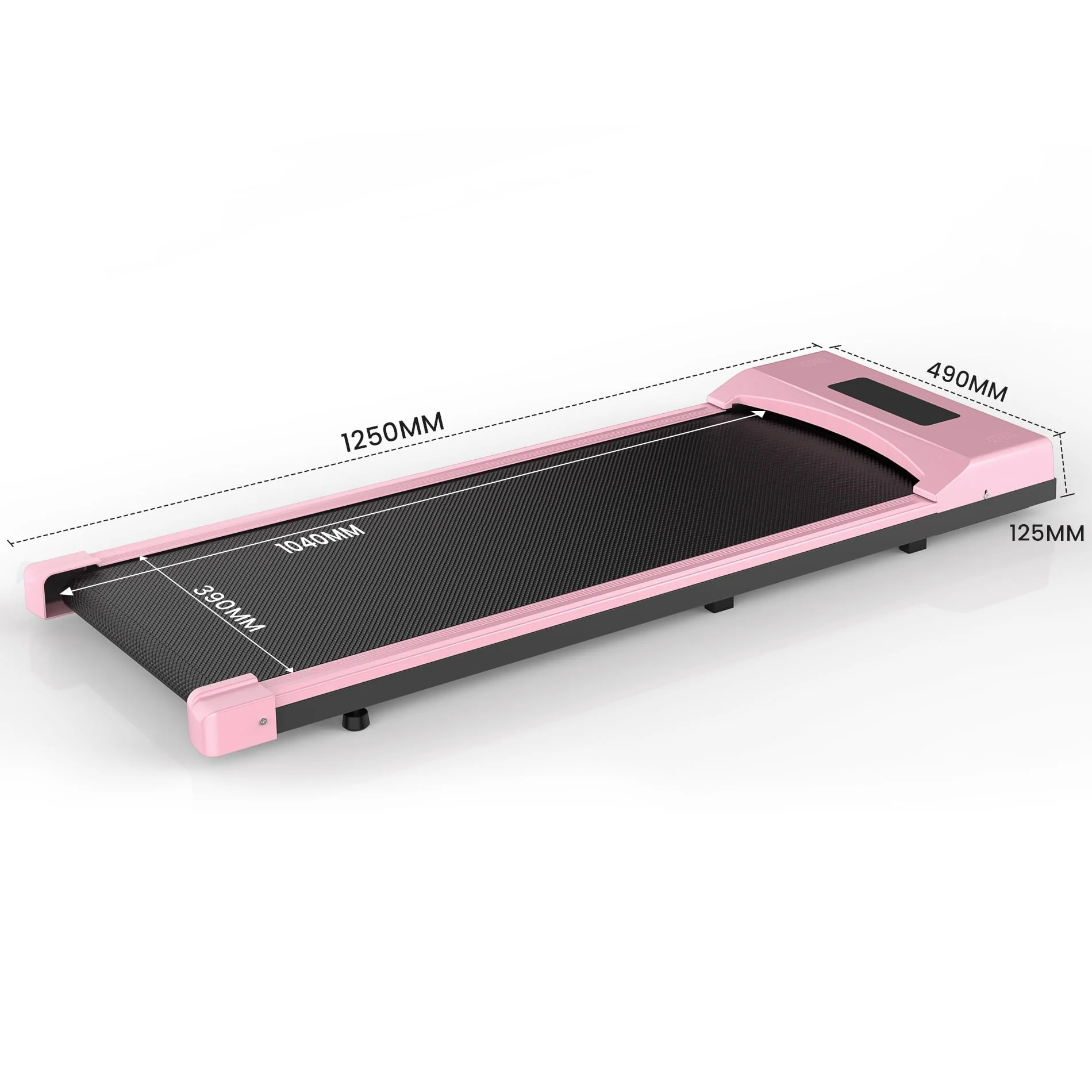 Tikmboex 2.5HP Under Desk Treadmill with LED Display Wireless Remote Control38.5
