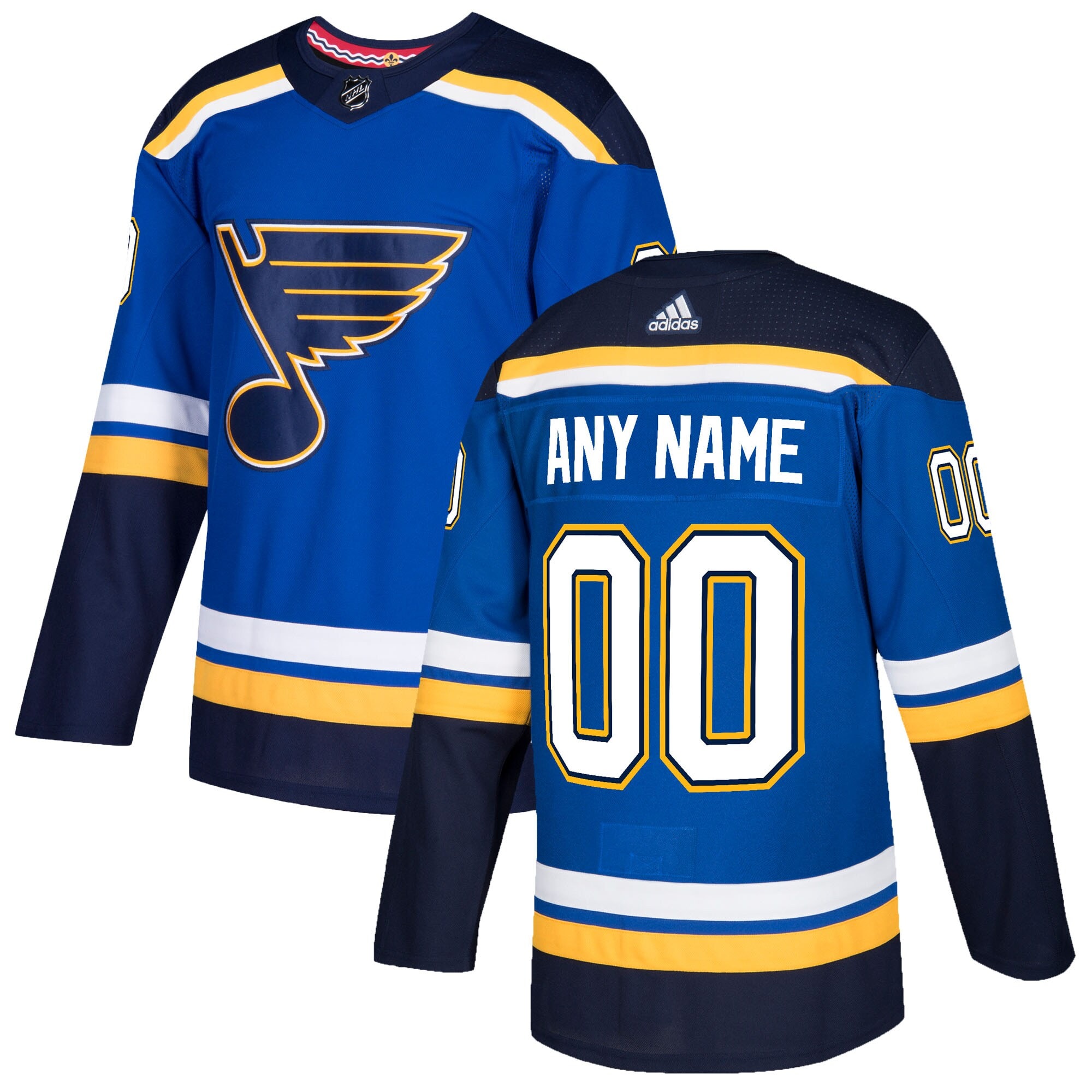 St. Louis Blues   Custom Jersey – Blue
