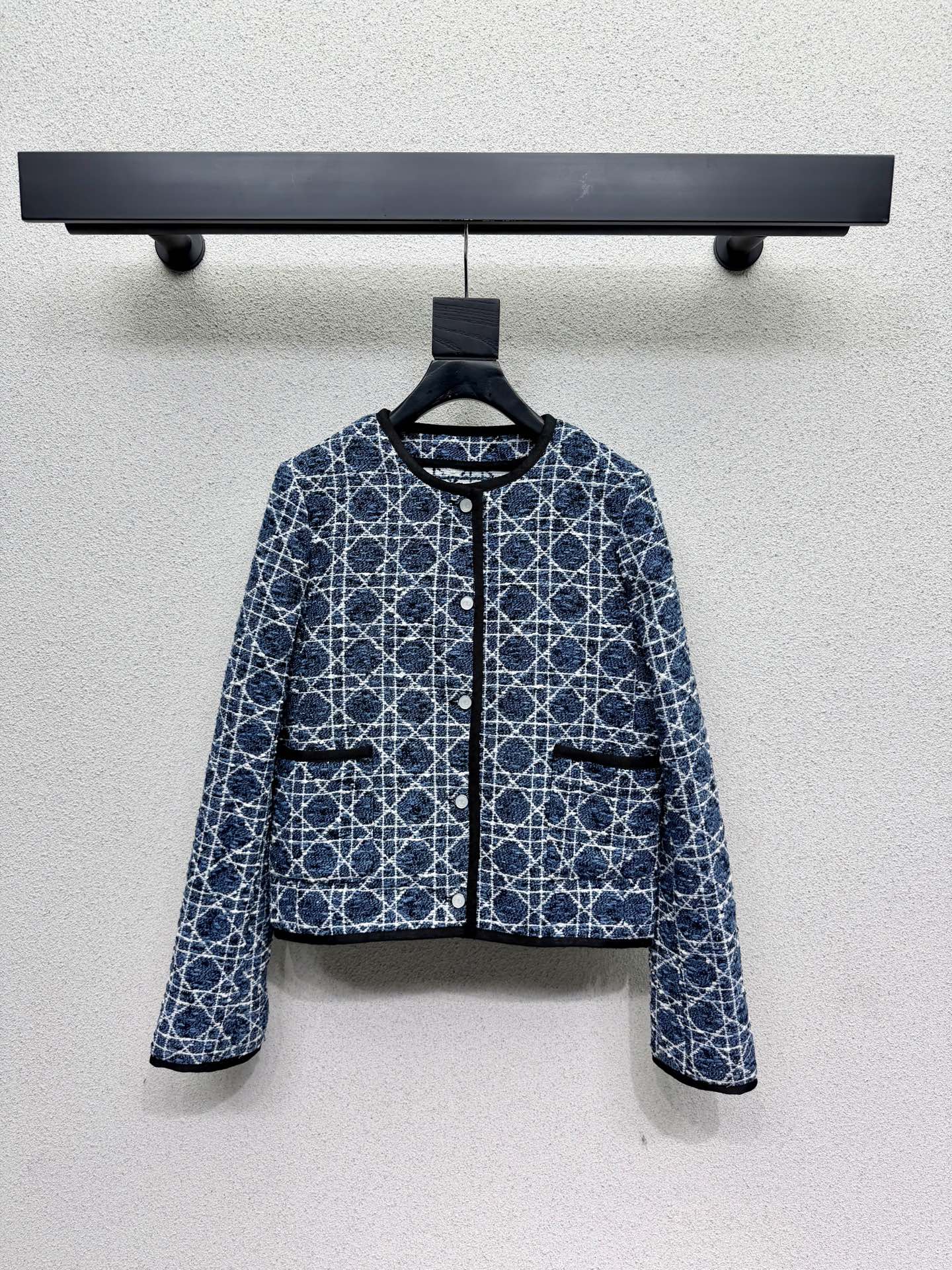 26 New Coarse-woven Diamond Pattern Suit