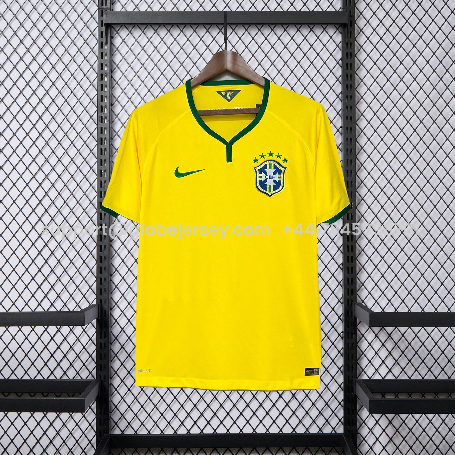Retro Brazil 2014 Home Jersey