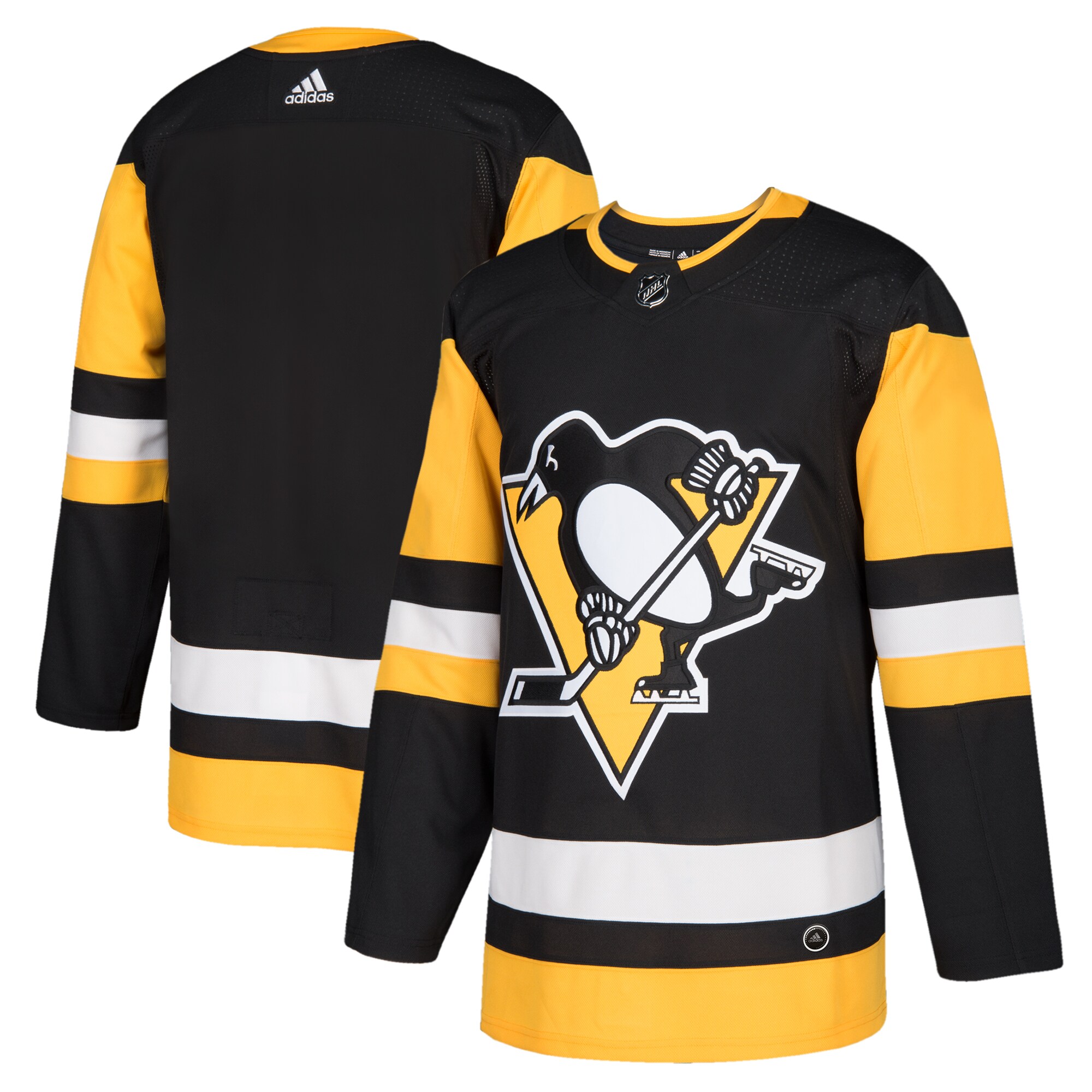 Pittsburgh Penguins  Home  Blank Jersey – Black