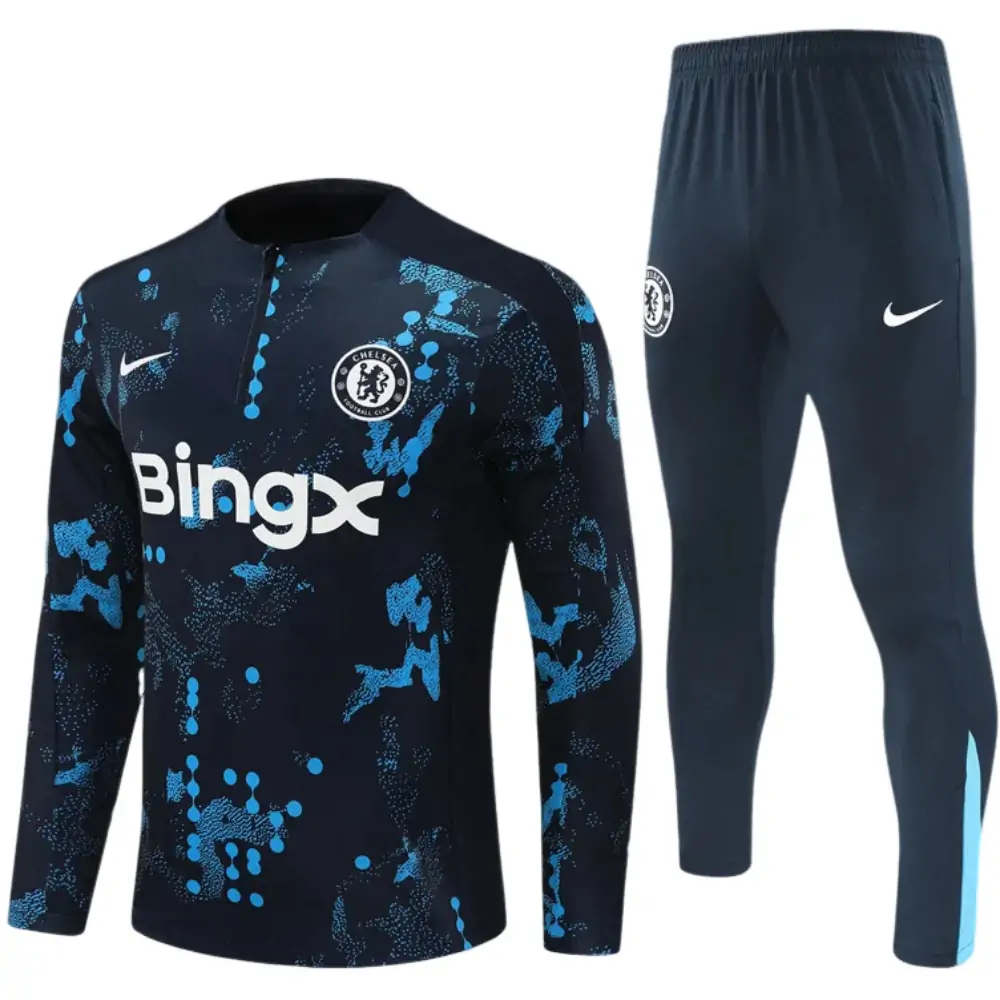 2024-25 New Season Chelsea Royal Blue [Camouflage] Children's Training Suit