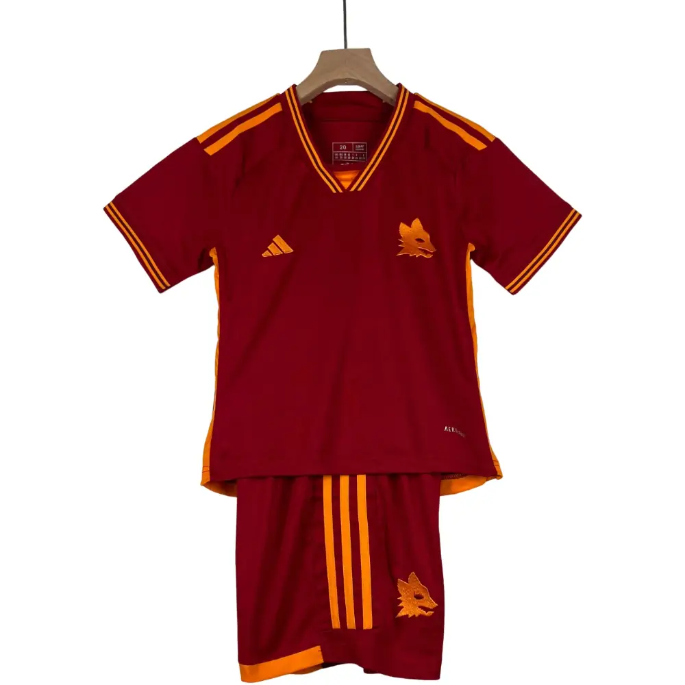 2023/24 Roma Home Jersey for Kids 1:1 Thai Quality