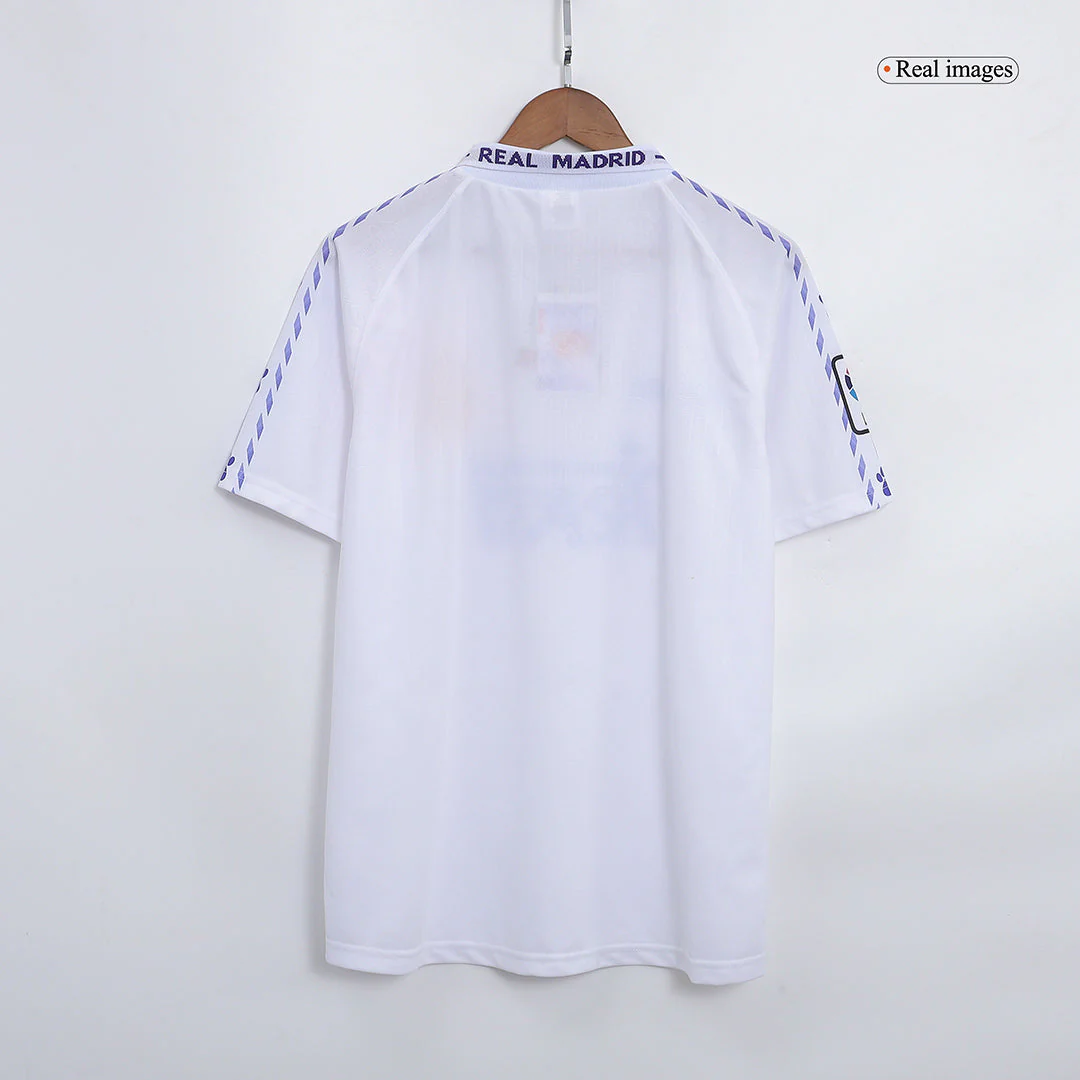 Real Madrid 1996/97 Home Retro Soccer Jersey