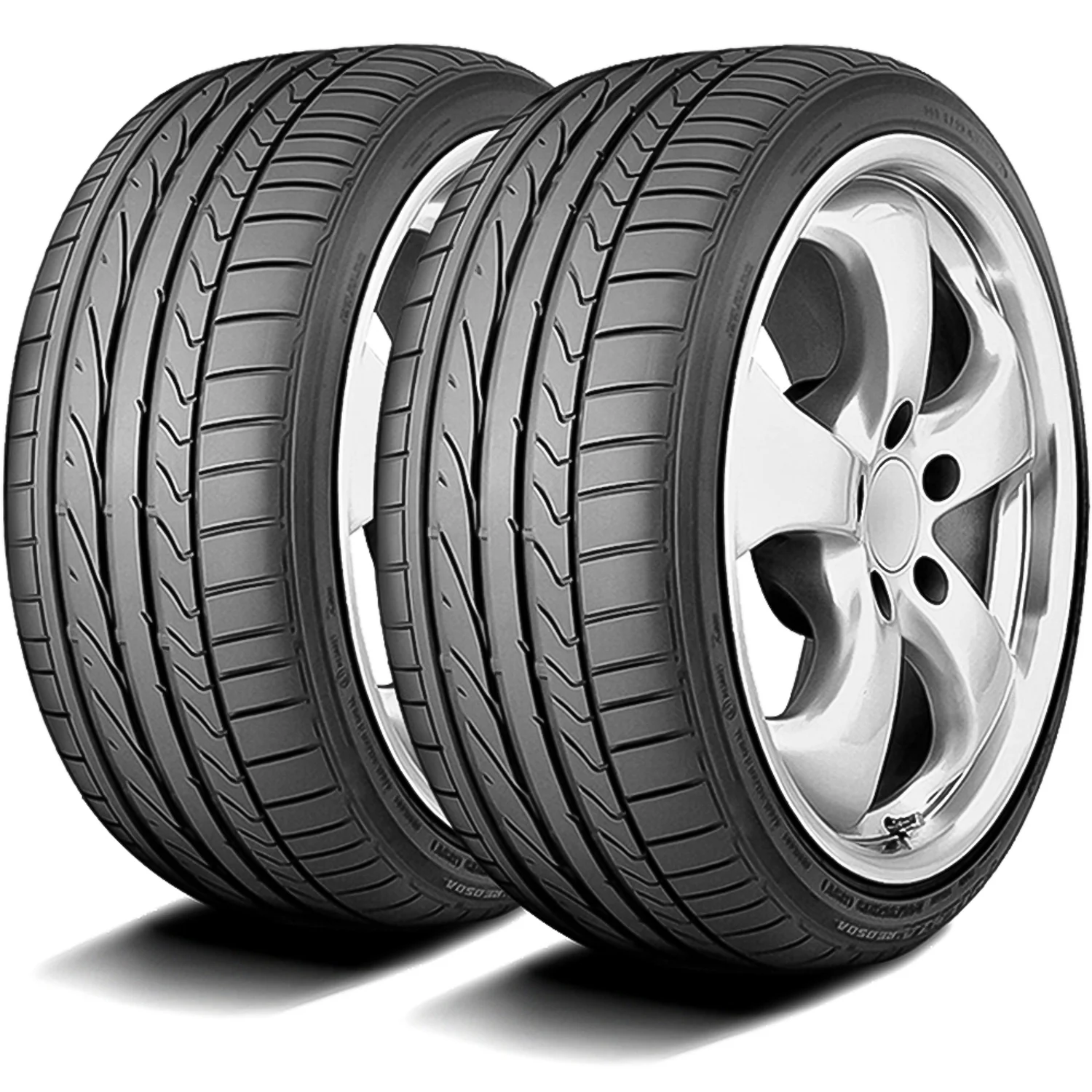 Set of 4 (FOUR) Bridgestone Potenza RE050A 225/45R19 92W Performance Tires Fits: 2014-17 Mazda 6 Grand Touring, 2008-09 Dodge Caliber SRT-4