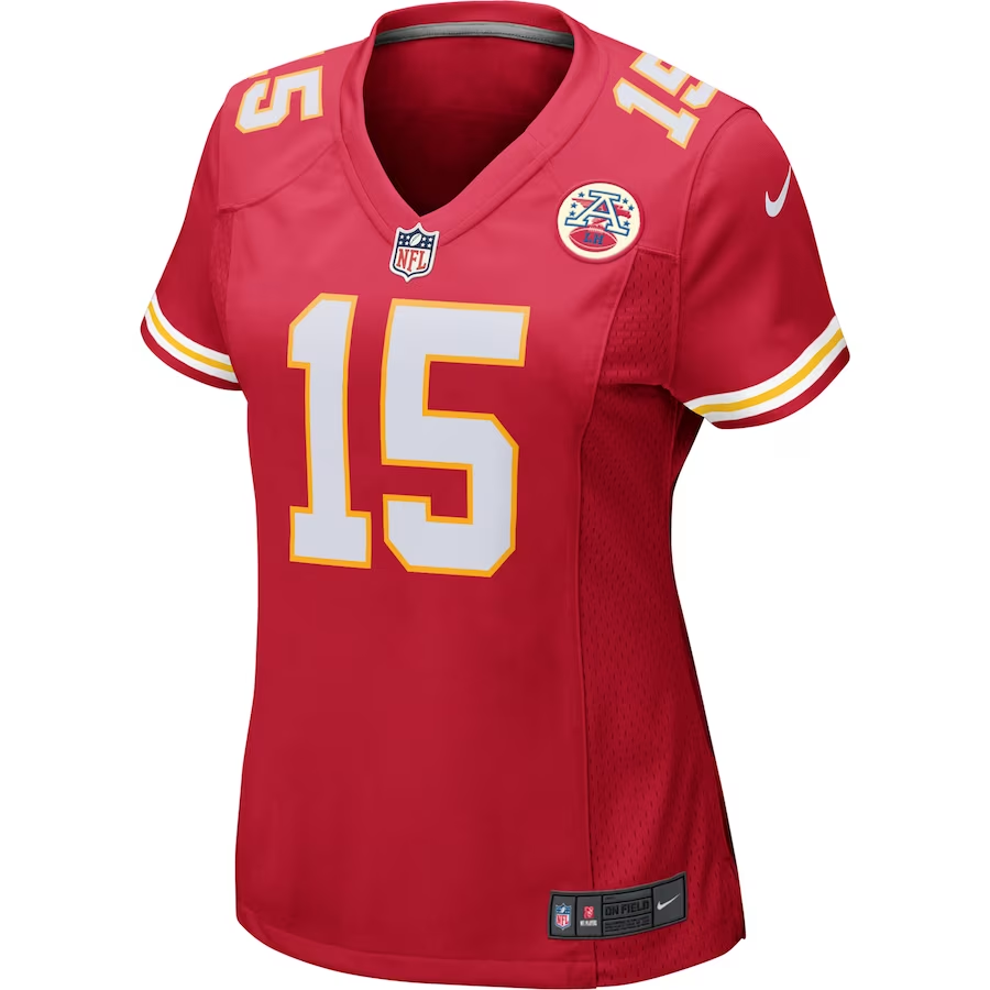 Women's Patrick Mahomes Red Kansas City Chiefs Game Jersey