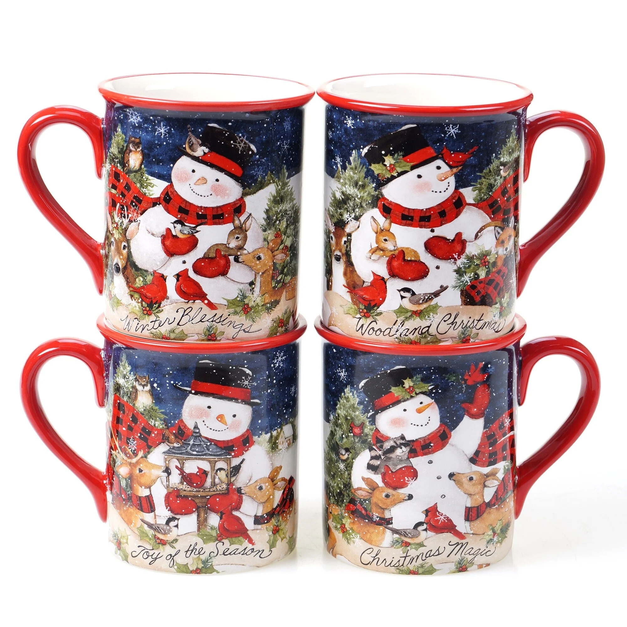 Certified International  Magic Of Christmas Snowman 16-piece Dinnerware Set, Service for 4