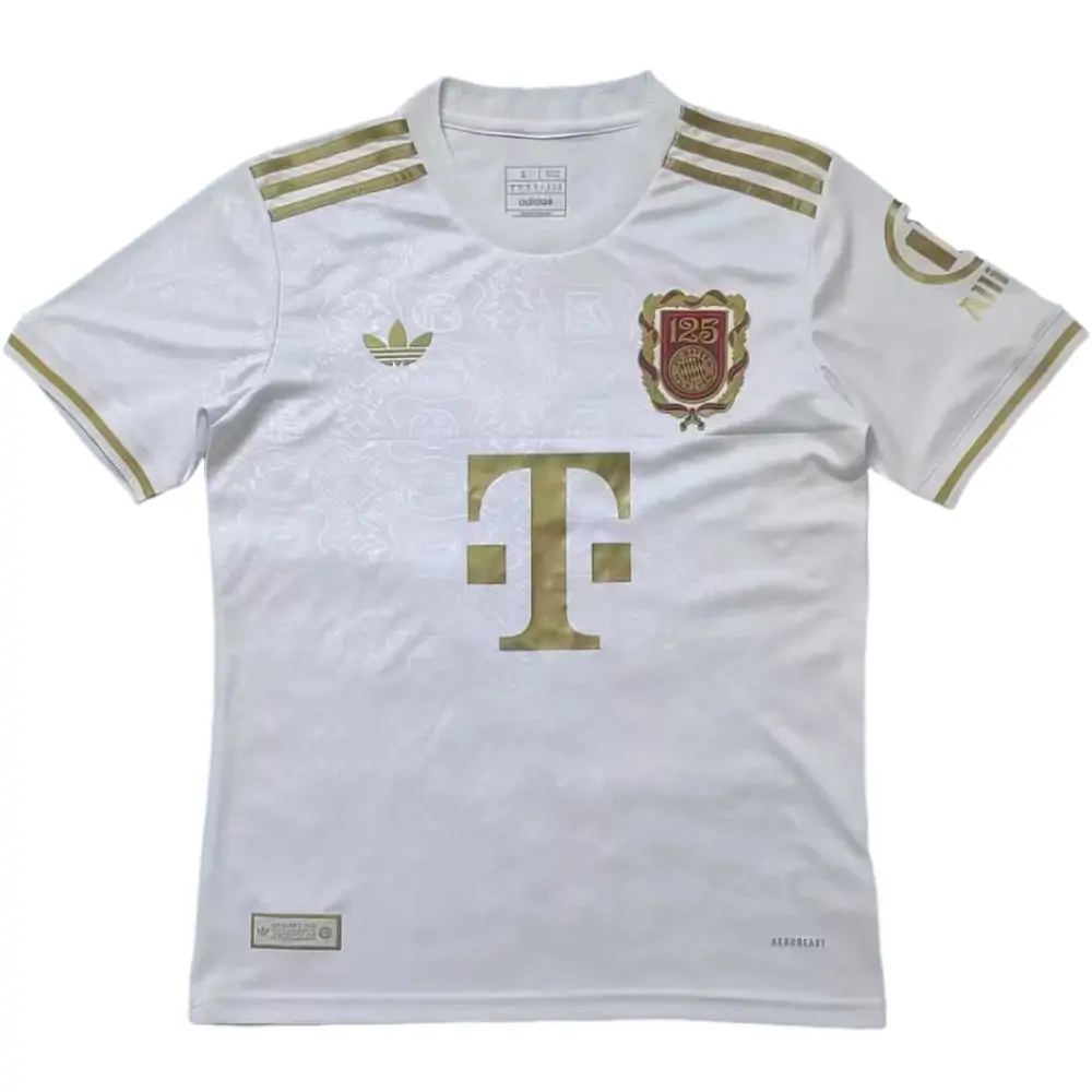 2025-26 Season - Bayern 125th Anniversary Edition White - Jersey - Fan Edition