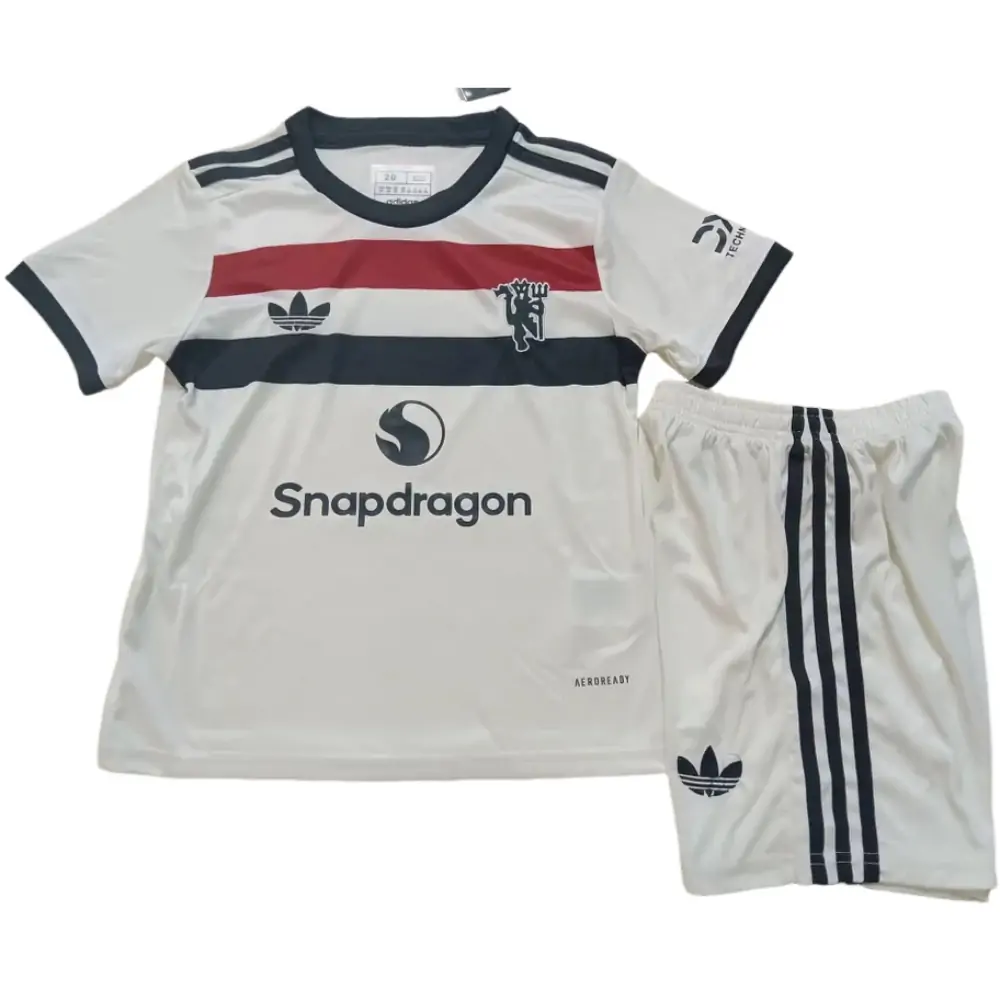 2024/25 Manchester United Away Second Shirt - Kids Kit