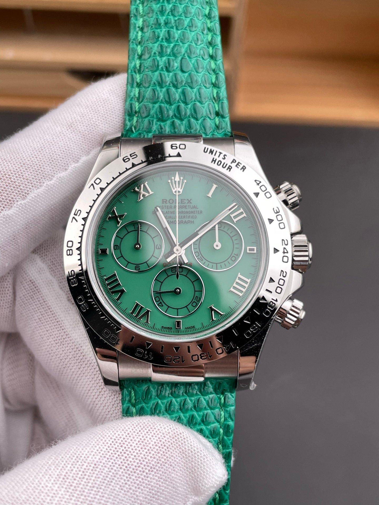 Rolex Daytona Four Beauties Green MOP
