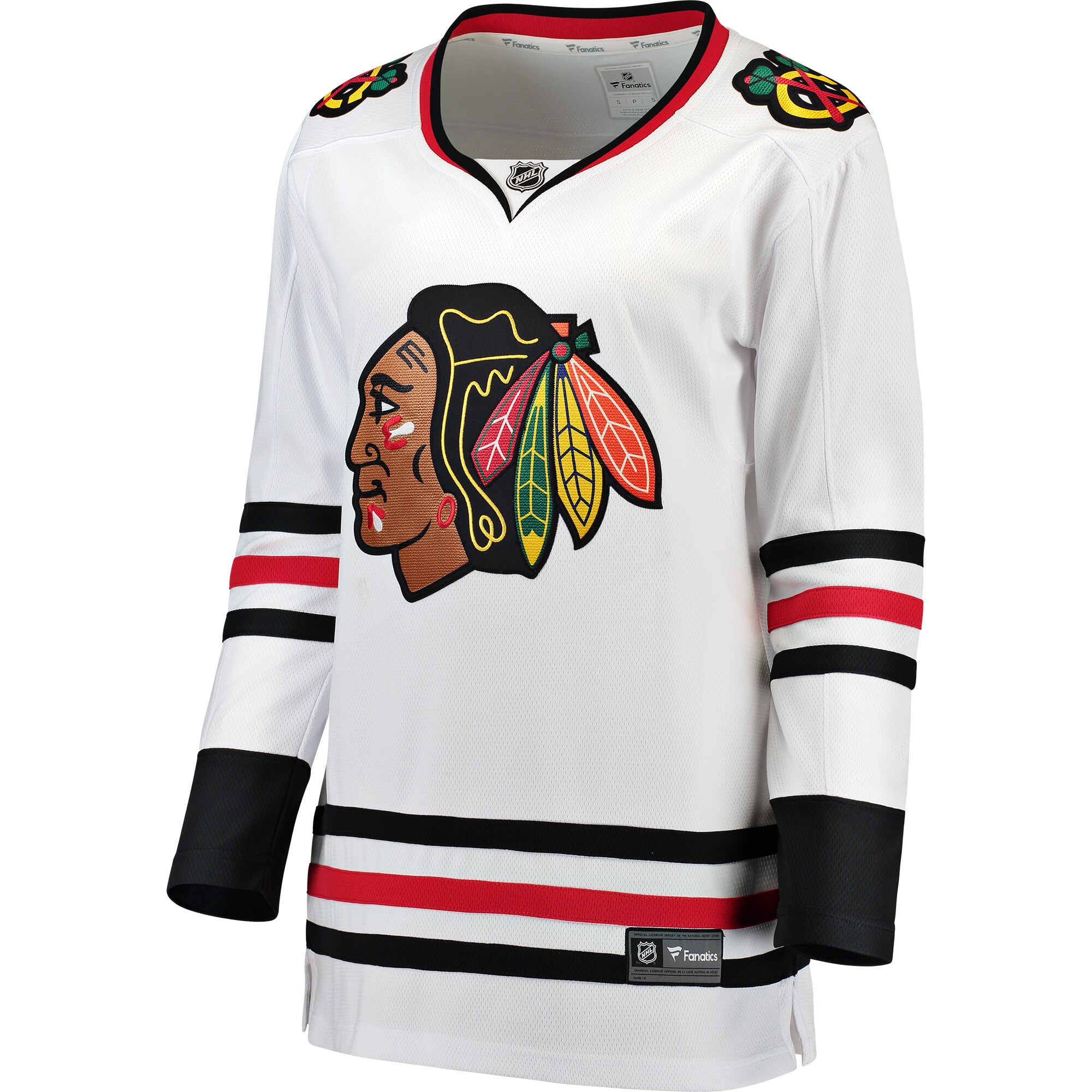 Chicago Blackhawks Fanatics Women’s Away Breakaway Custom Jersey – White