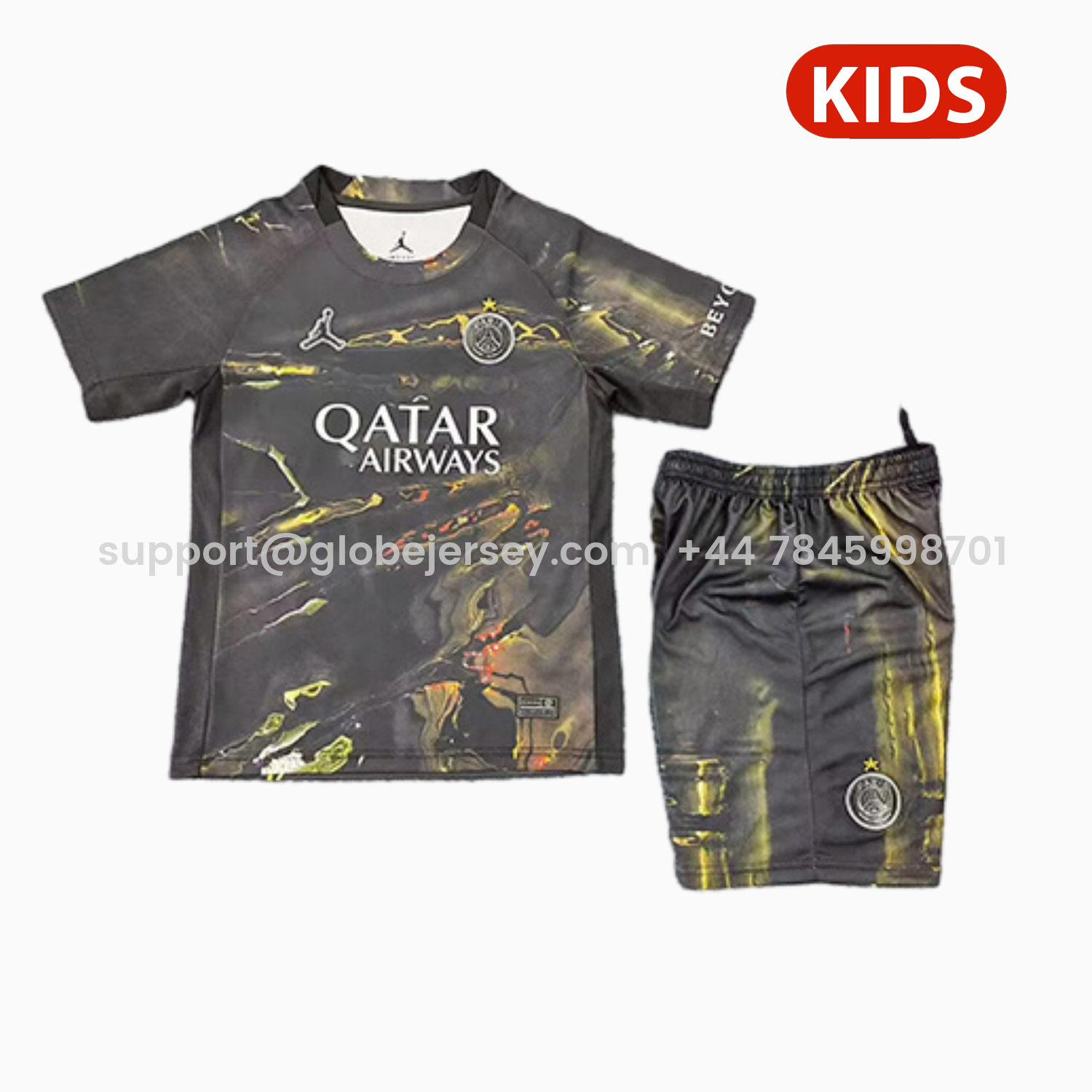 Paris Saint-Germain PSG 25-26 Night Version Fifth Kids Kit