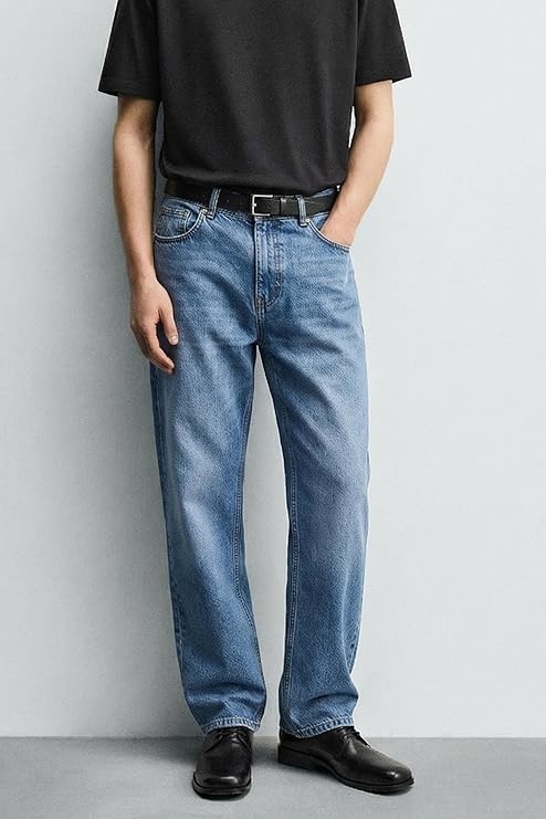 Men's Regular Fit Straight Leg Jeans