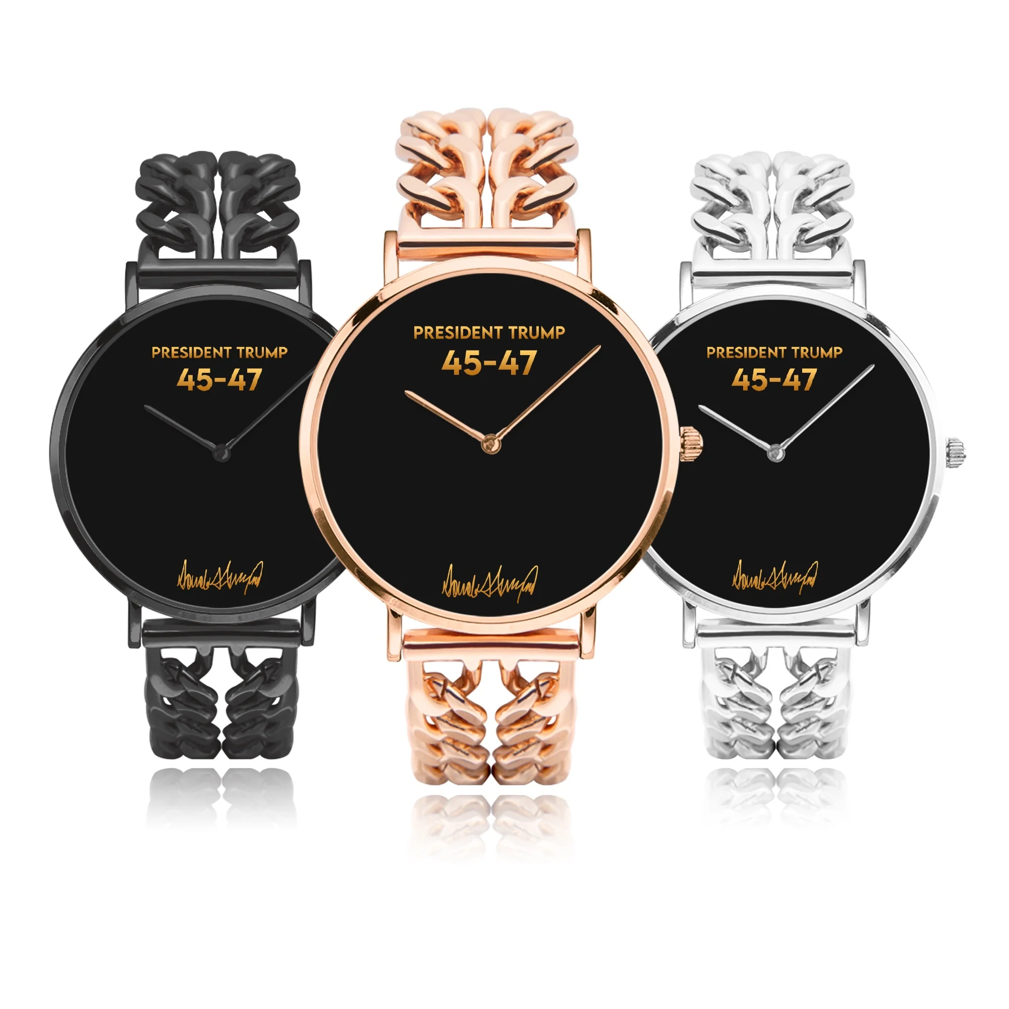 President Trump  45 - 47 Strap Quartz Watch