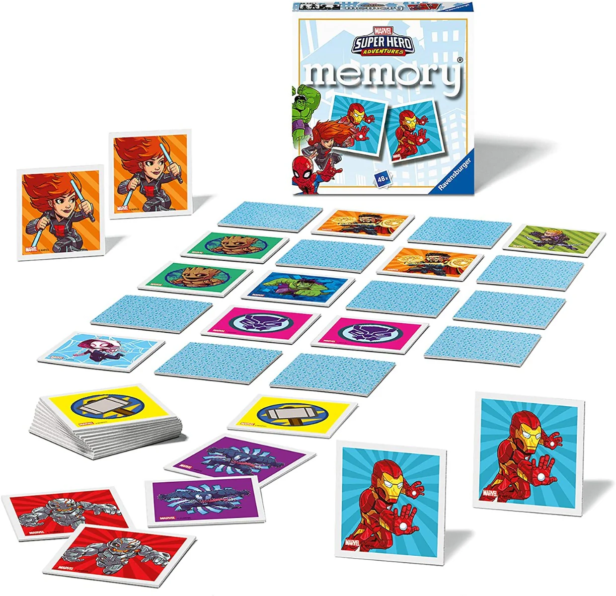 Marvel Avengers Super Hero Adventures – Mini Memory Game (Ravensburger)