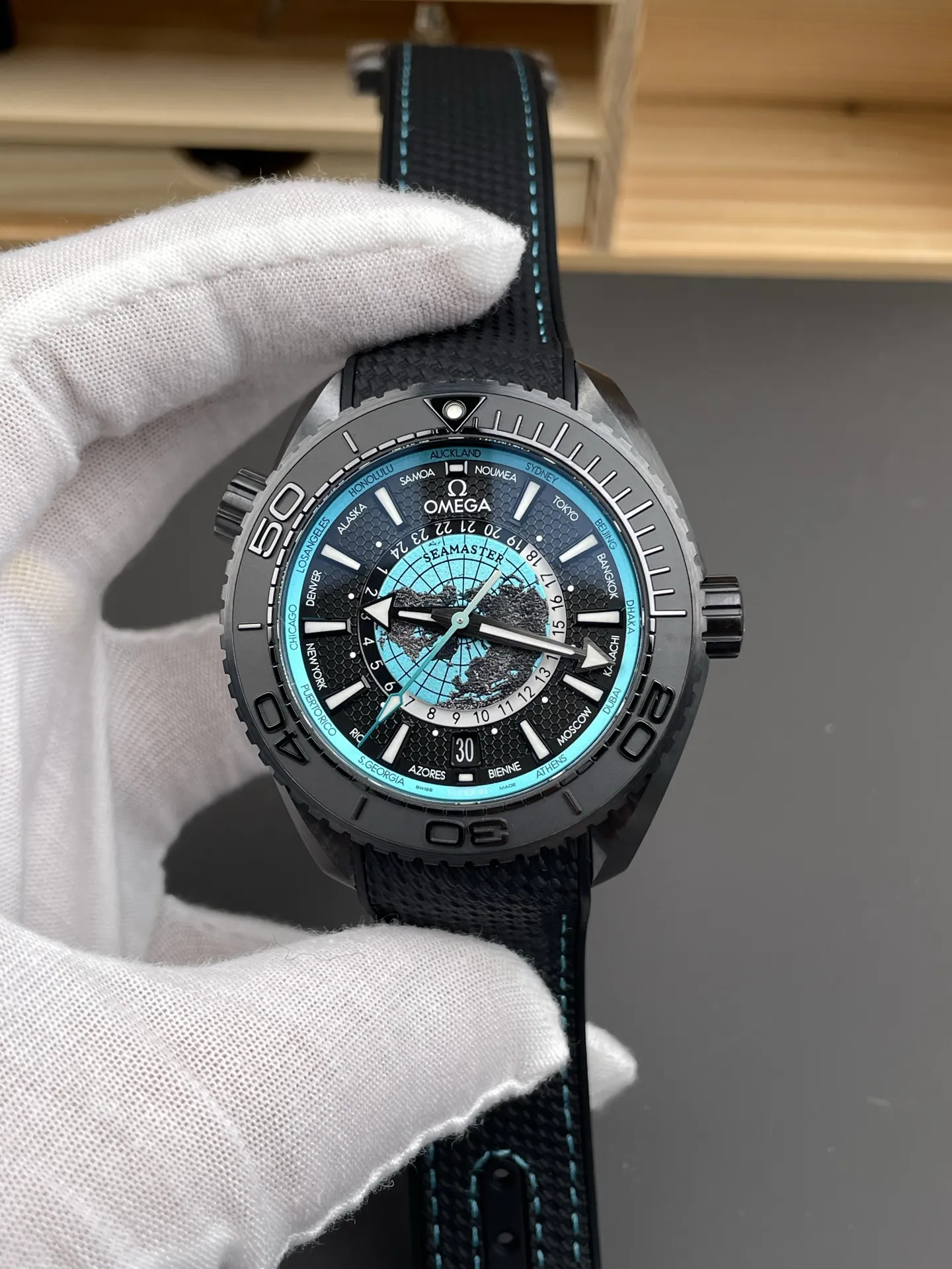 Omega Seamaster 600 Tiffany Blue 45.5mm