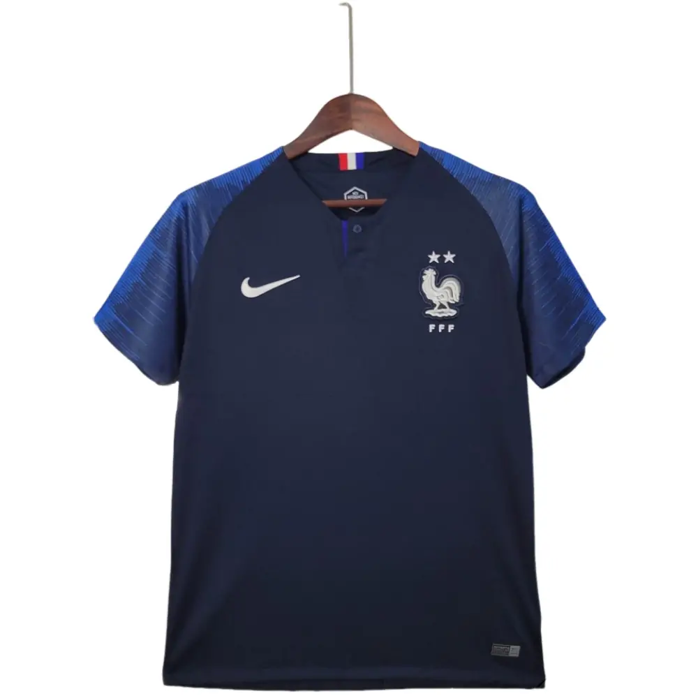 2018 Retro France Home Football Shirt - Fans Edition