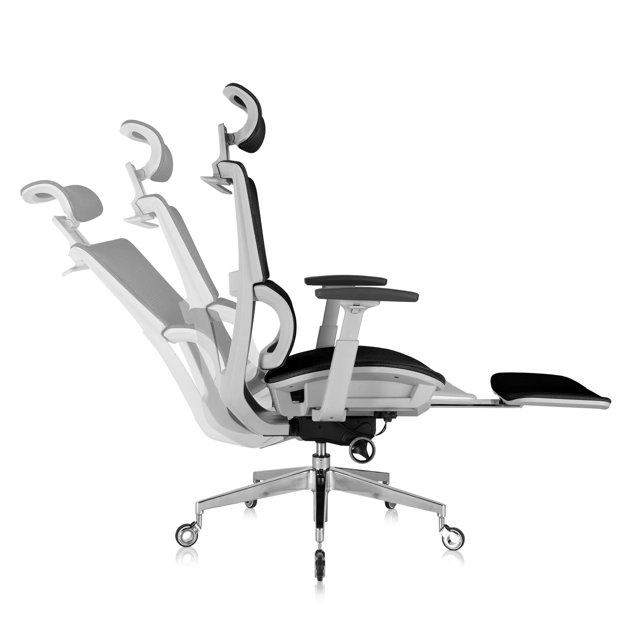 NOUHAUS Rewind Ergonomic Office Chair. Footrest Desk Chairs for Computer