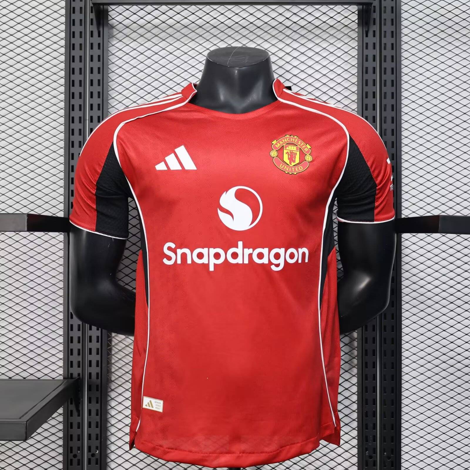 2025/2026 Player Version Manchester United Home Football Shirt 1:1 Thai Quality
