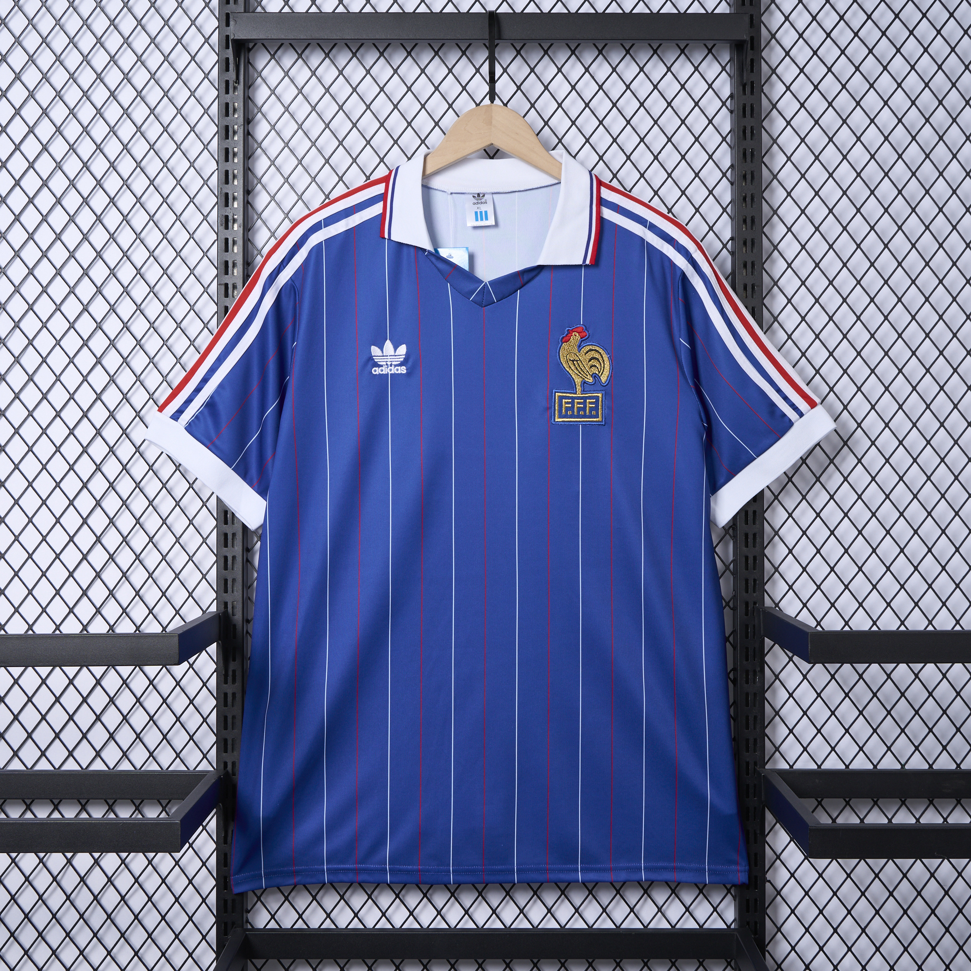 Retro France 1982 Home Stadium Jersey