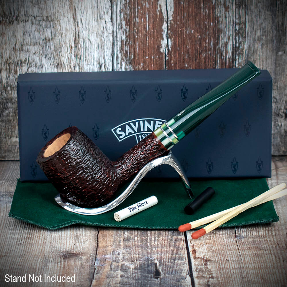 Savinelli Foresta Rusticated 111 - 6mm Briar Pipe