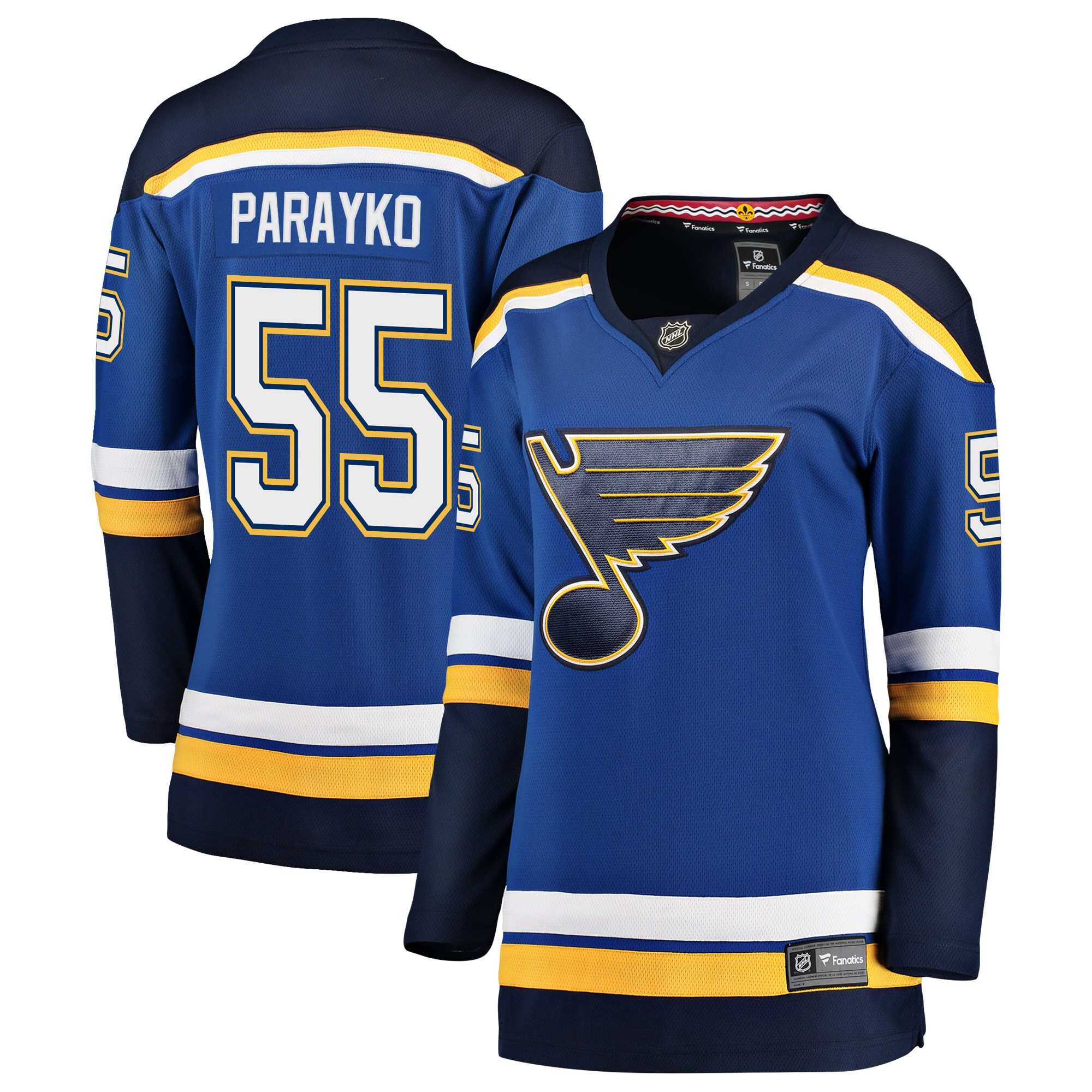Colton Parayko St. Louis Blues Fanatics Women’s Breakaway   Jersey – Blue