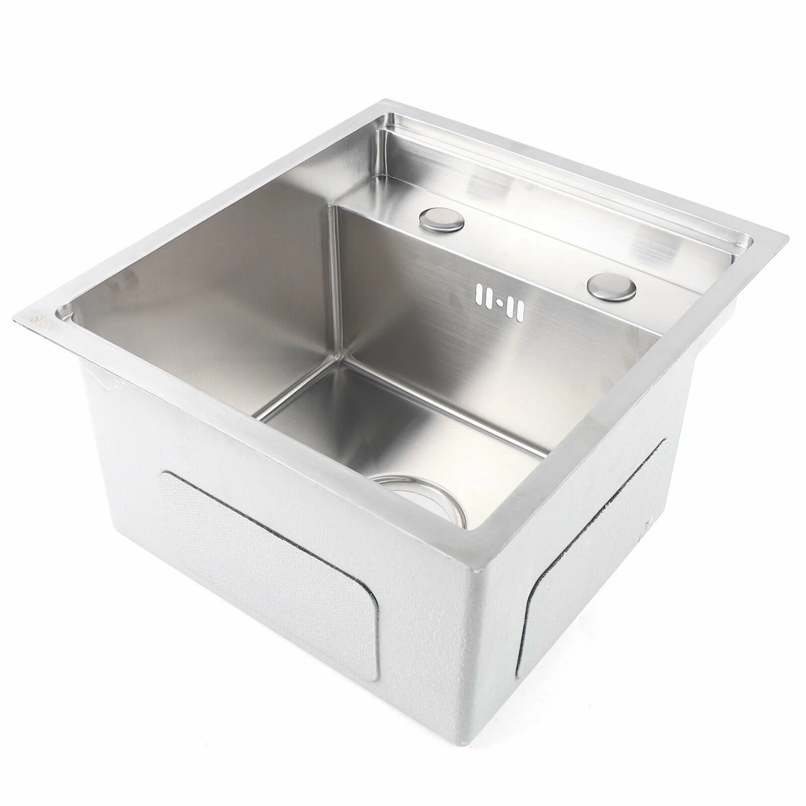 Hidden Kitchen Sink Stainless Small Size Single Bowl Bar Sink with Folding Faucet