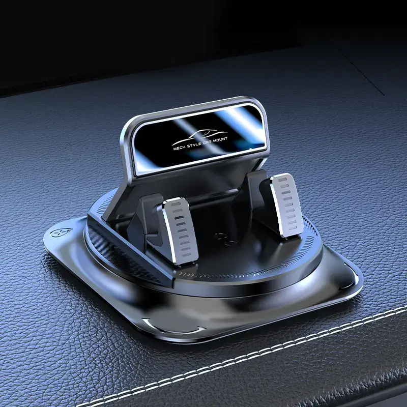 [FathersDayGift]Car phone holder 360 degree rotation, suitablefor car navigation in-car dashboard, horizontaland vertica screen adjustment angle,suctioncup fixed non-slip mobile phone holdersuitable for iPhone and Android