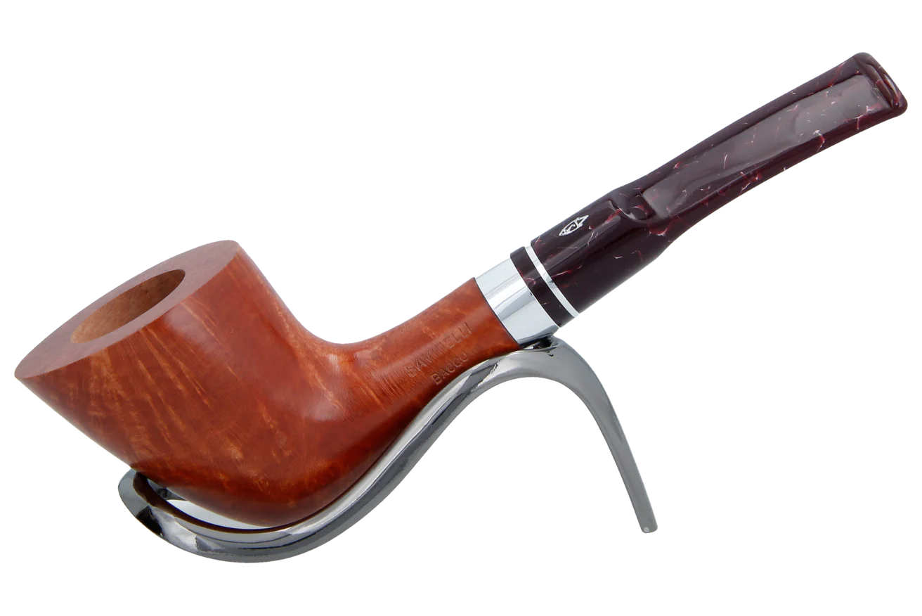 Savinelli Bacco Smooth Natural 904 - 6mm Briar Pipe