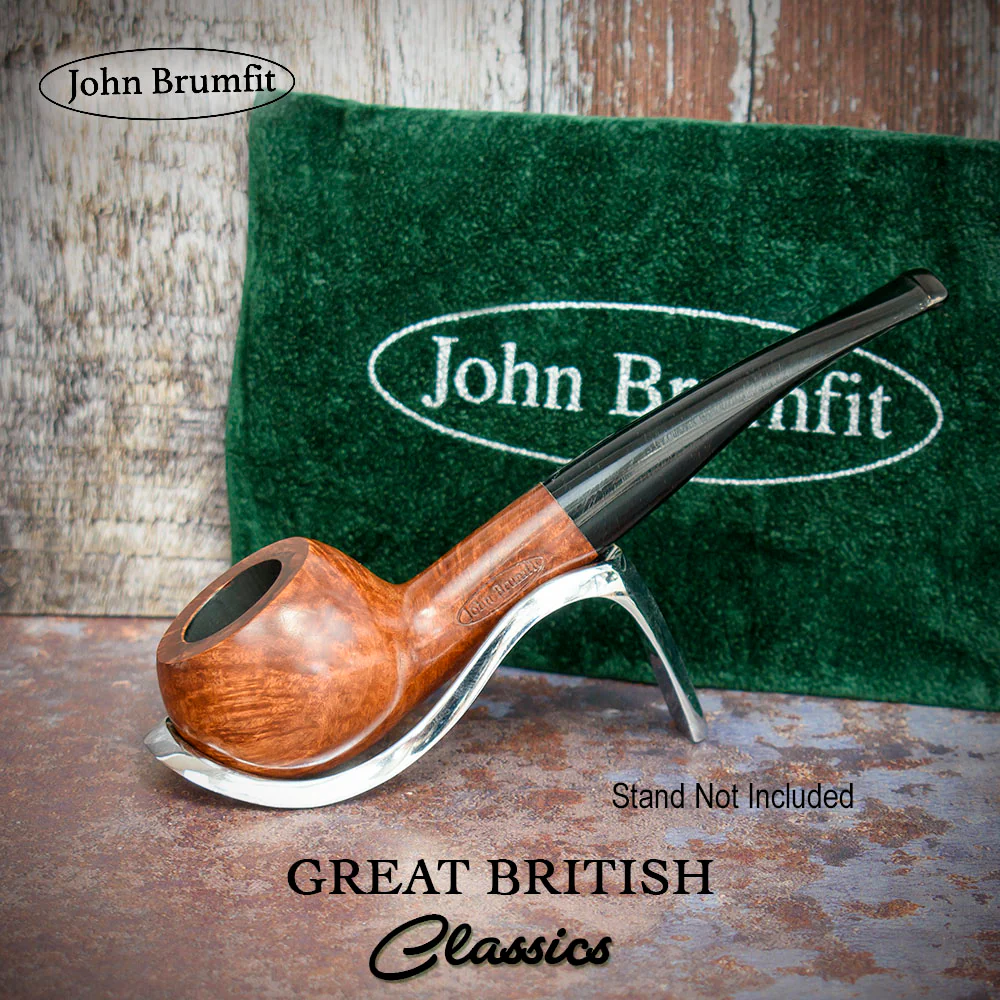 John Brumfit Great British Classics Briar Smoking Pipe - Prince