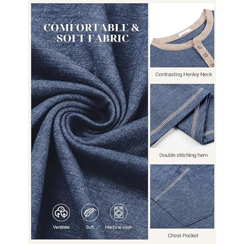 Mens Henley Shirts