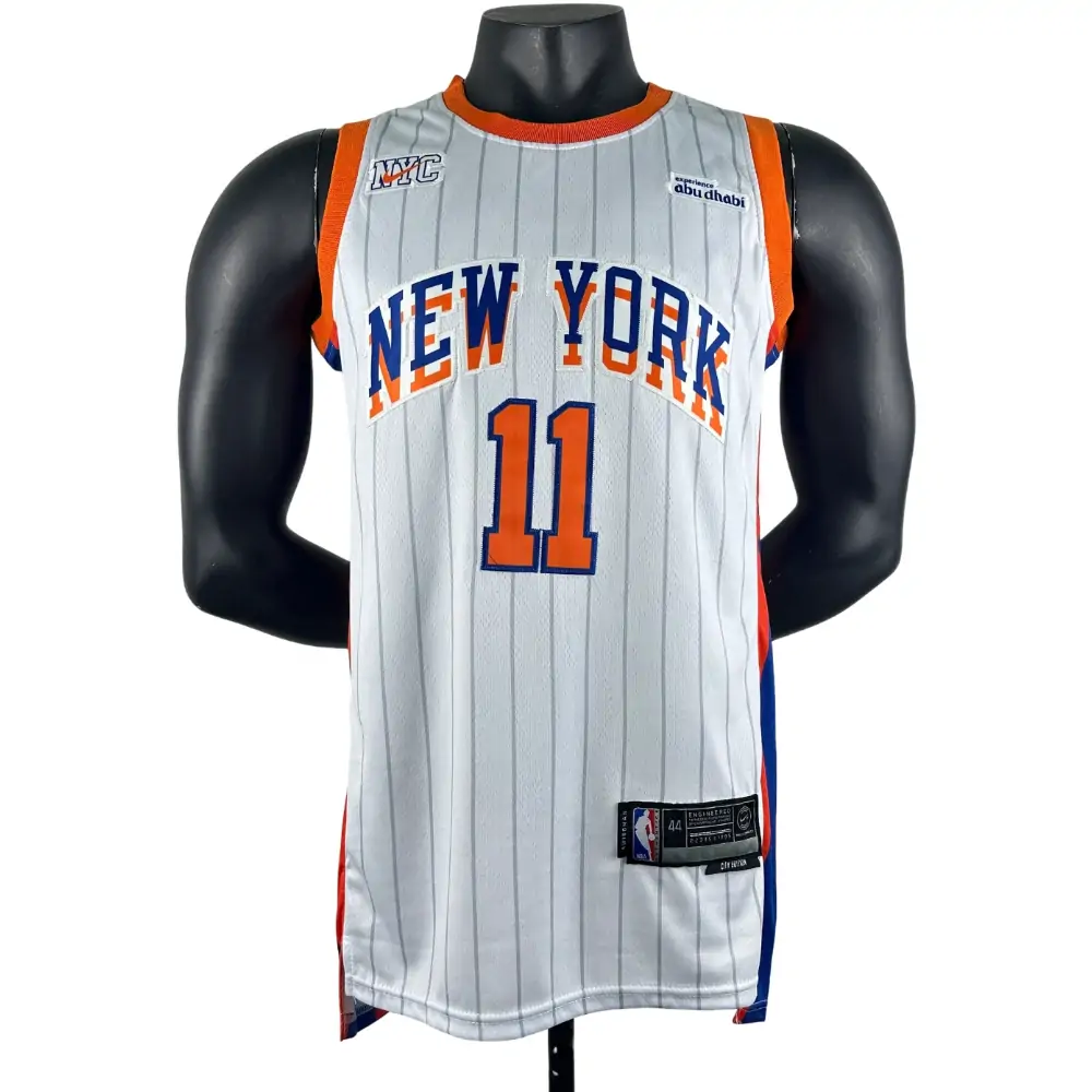 Embroidered 25th season Knicks City Edition No. 11 Brunson