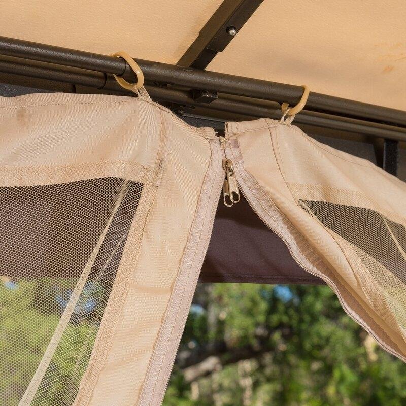 Franz 9.83 Ft. W X 9.83 Ft. D Metal Patio Gazebo