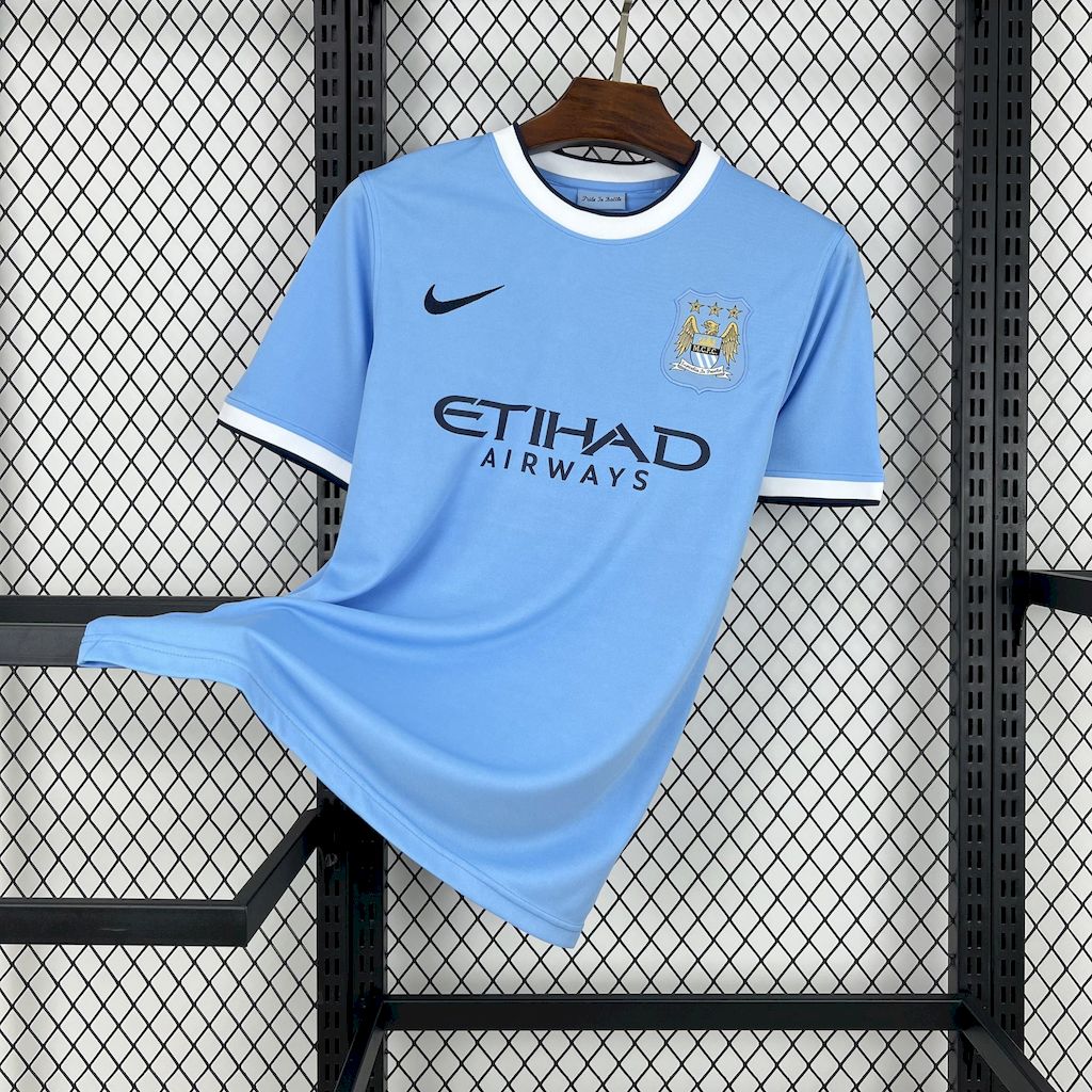 Retro Manchester City 2013-14 Home Jersey