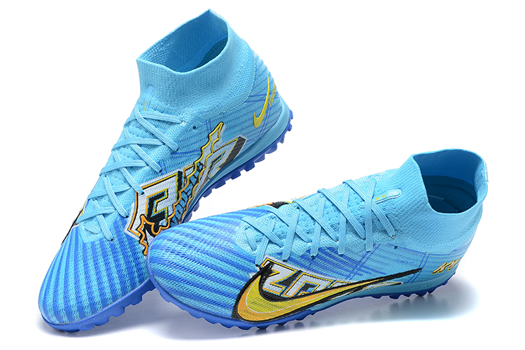 Assassin 15th generation high-top fully knitted waterproof MD air cushion grass spike football shoes