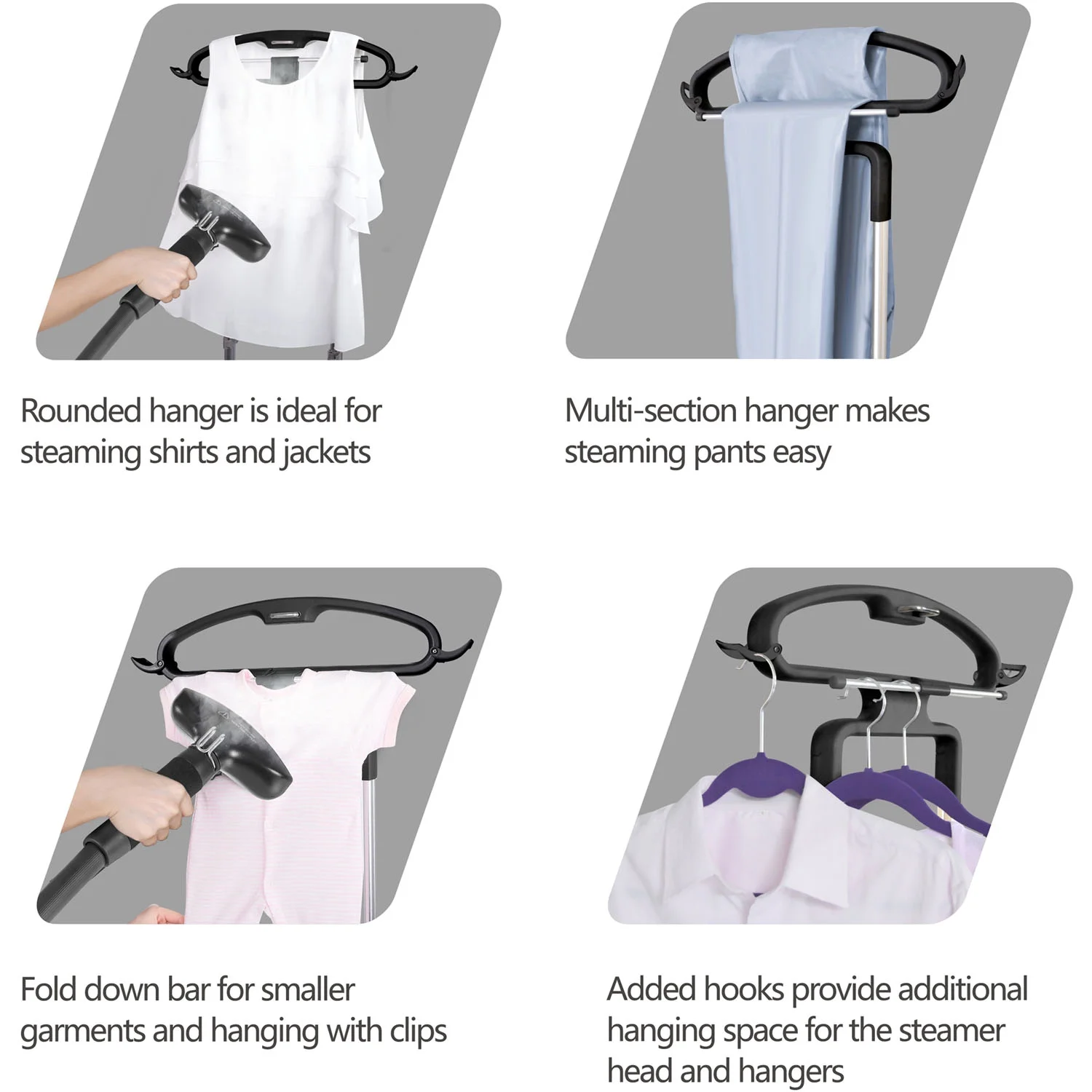SALAV? Professional Series Garment Steamer with Stainless Steel Plated Nozzle in Gold