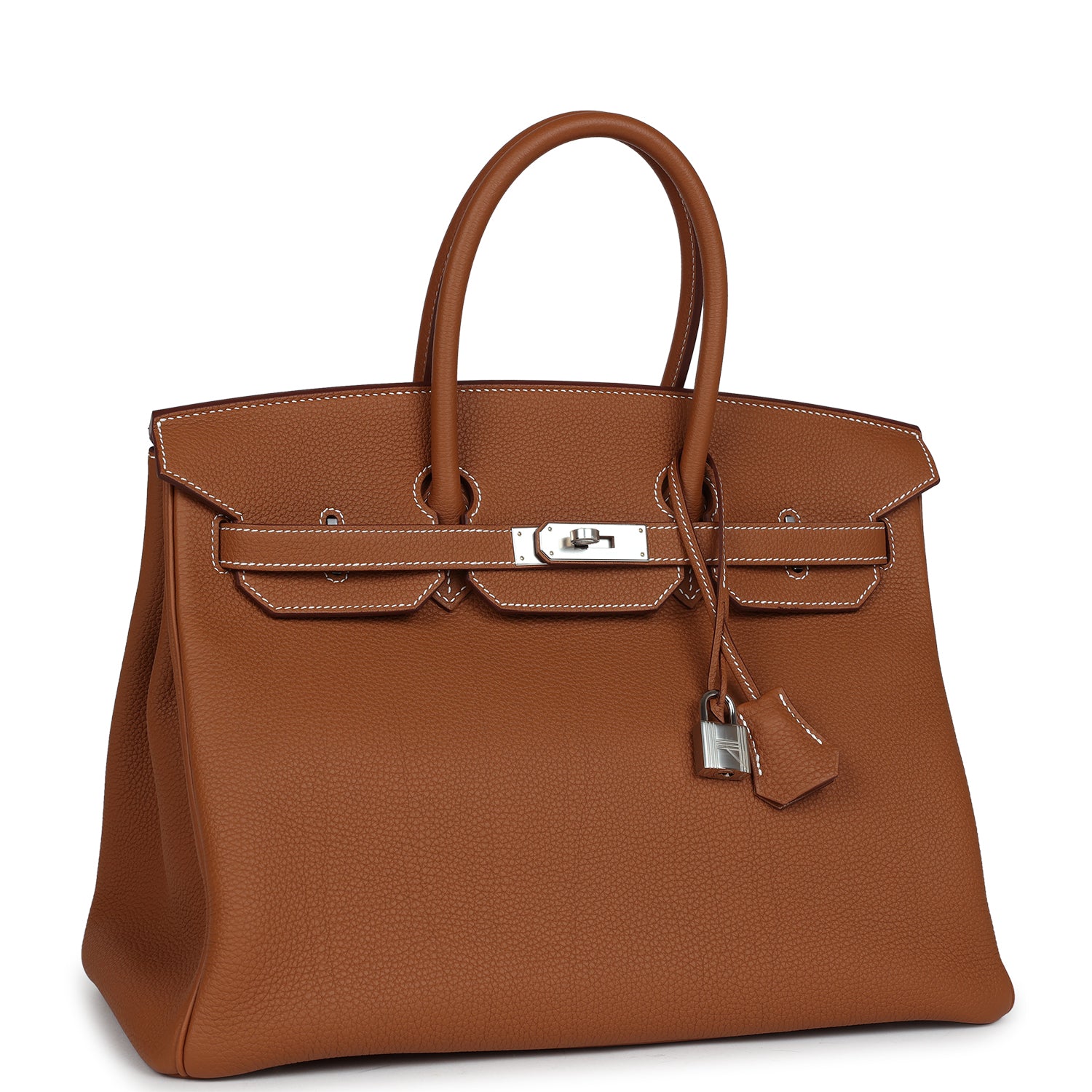Birkin 35 Gold Togo Palladium Hardware